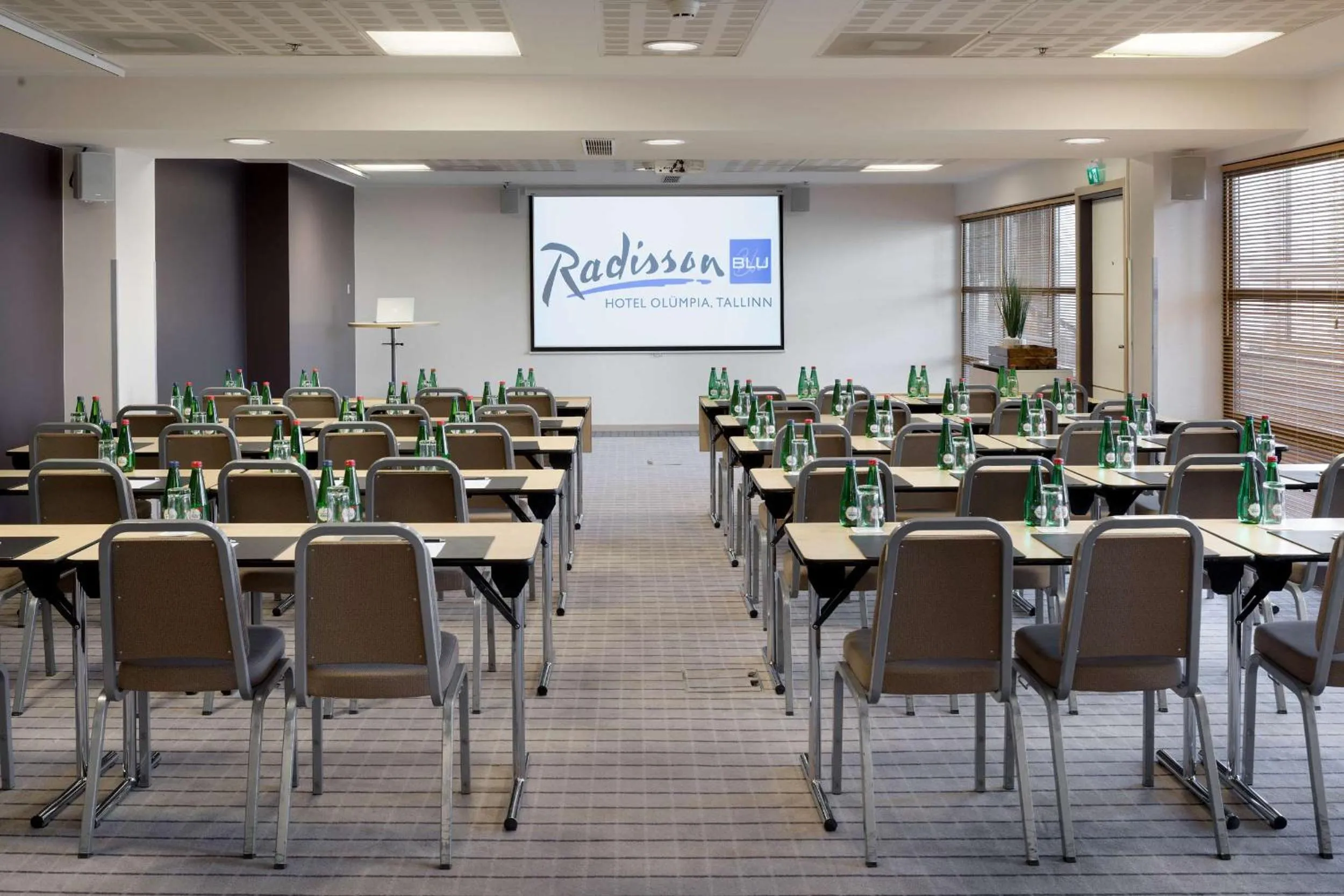 On site in Radisson Blu Hotel Olümpia