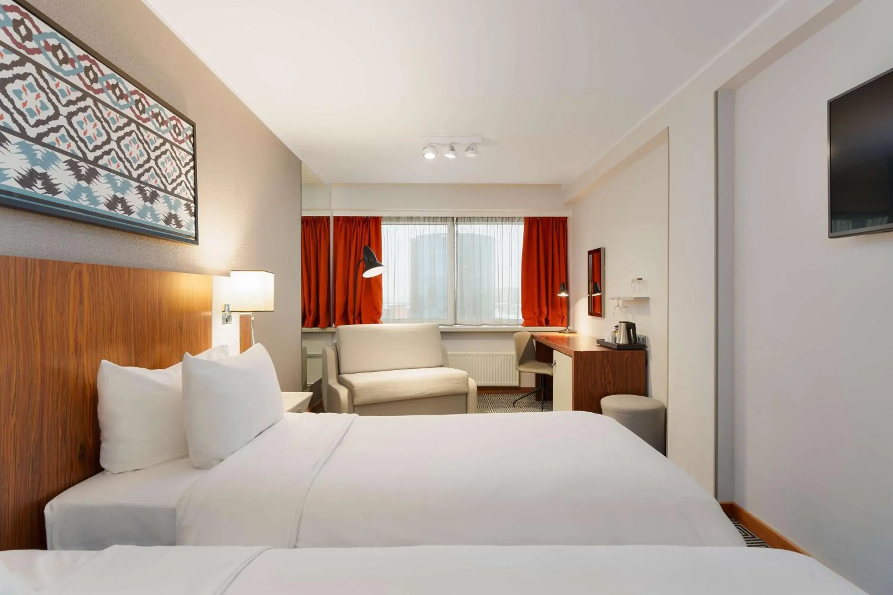 Bedroom, Bed in Radisson Blu Hotel Olümpia Bedroom, Bed in Radisson Blu Hotel Olümpia