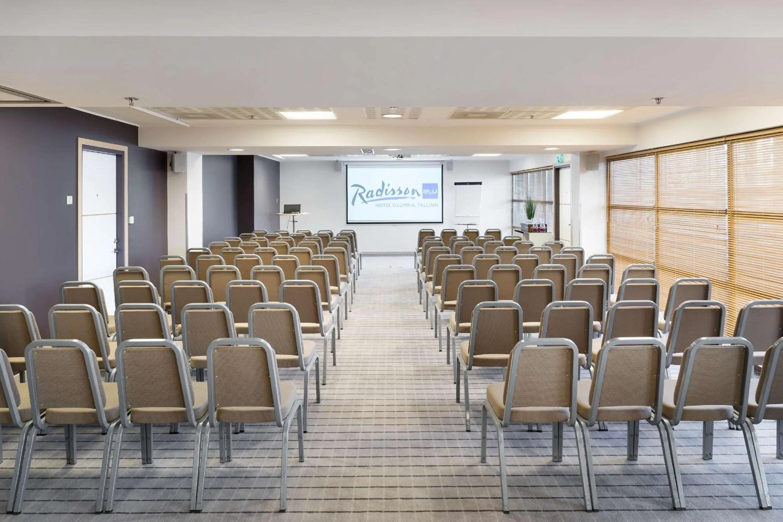 On site in Radisson Blu Hotel Olümpia