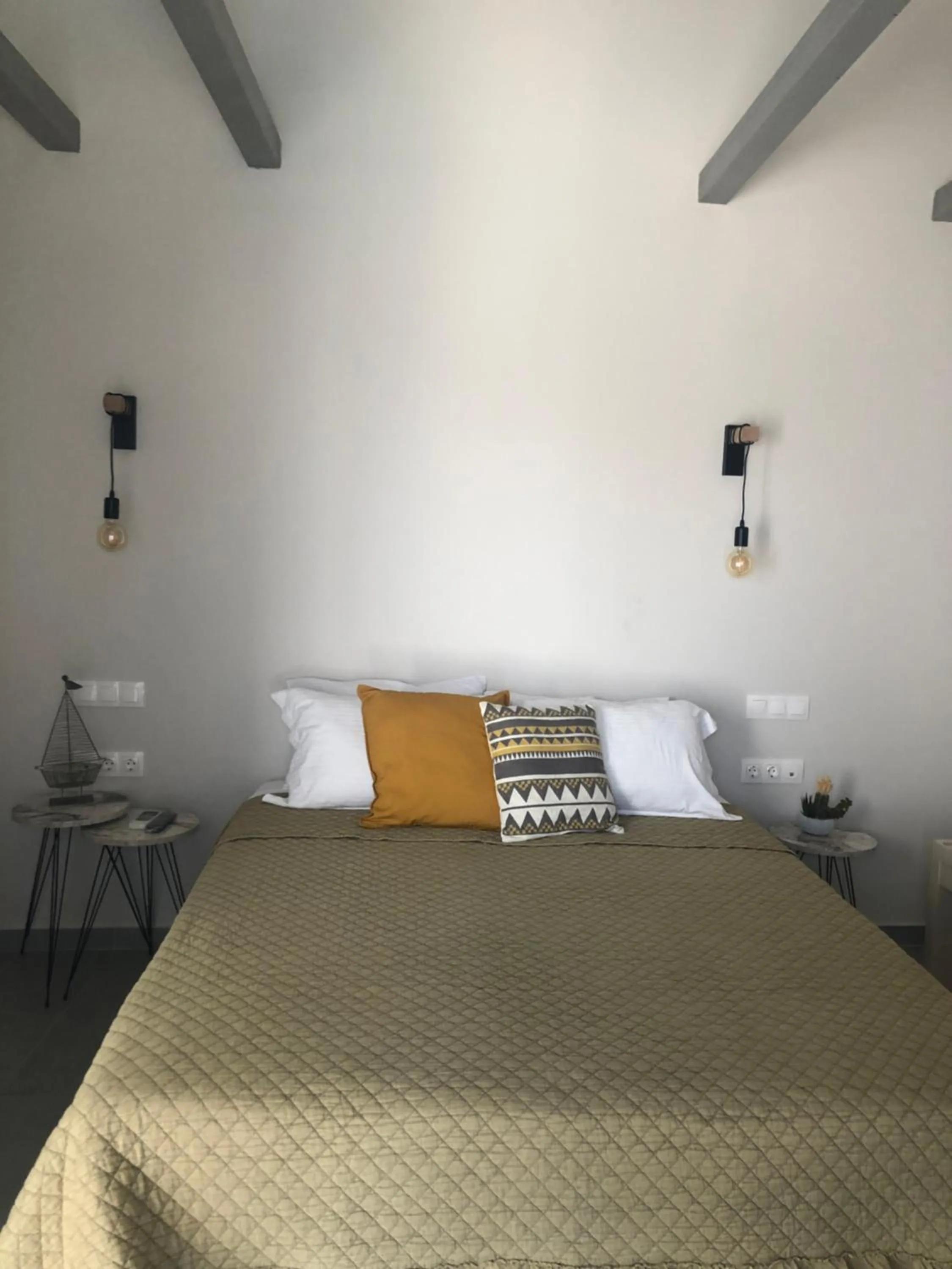 Bed in Afrodete Hotel