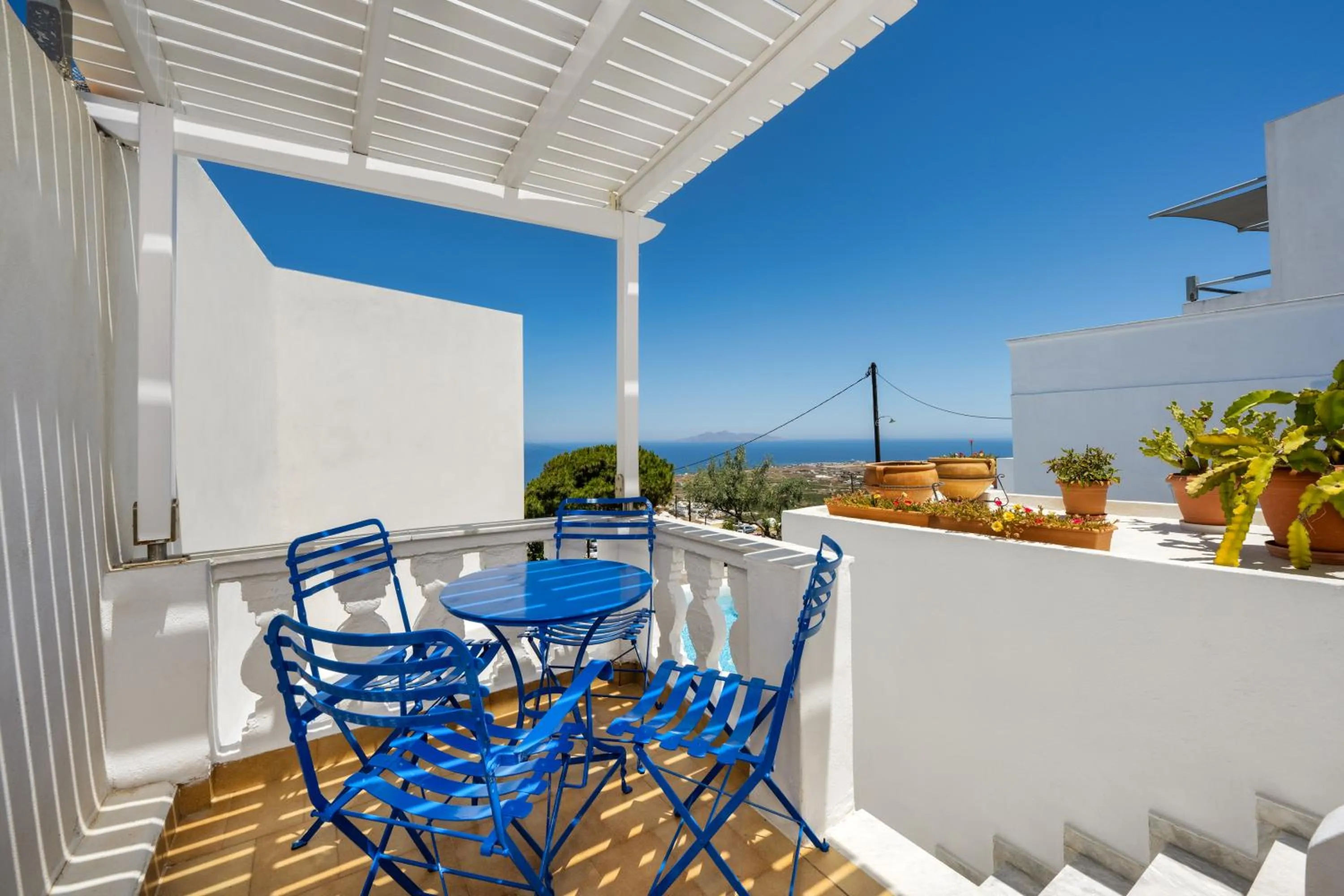 Balcony/Terrace in Afrodete Hotel