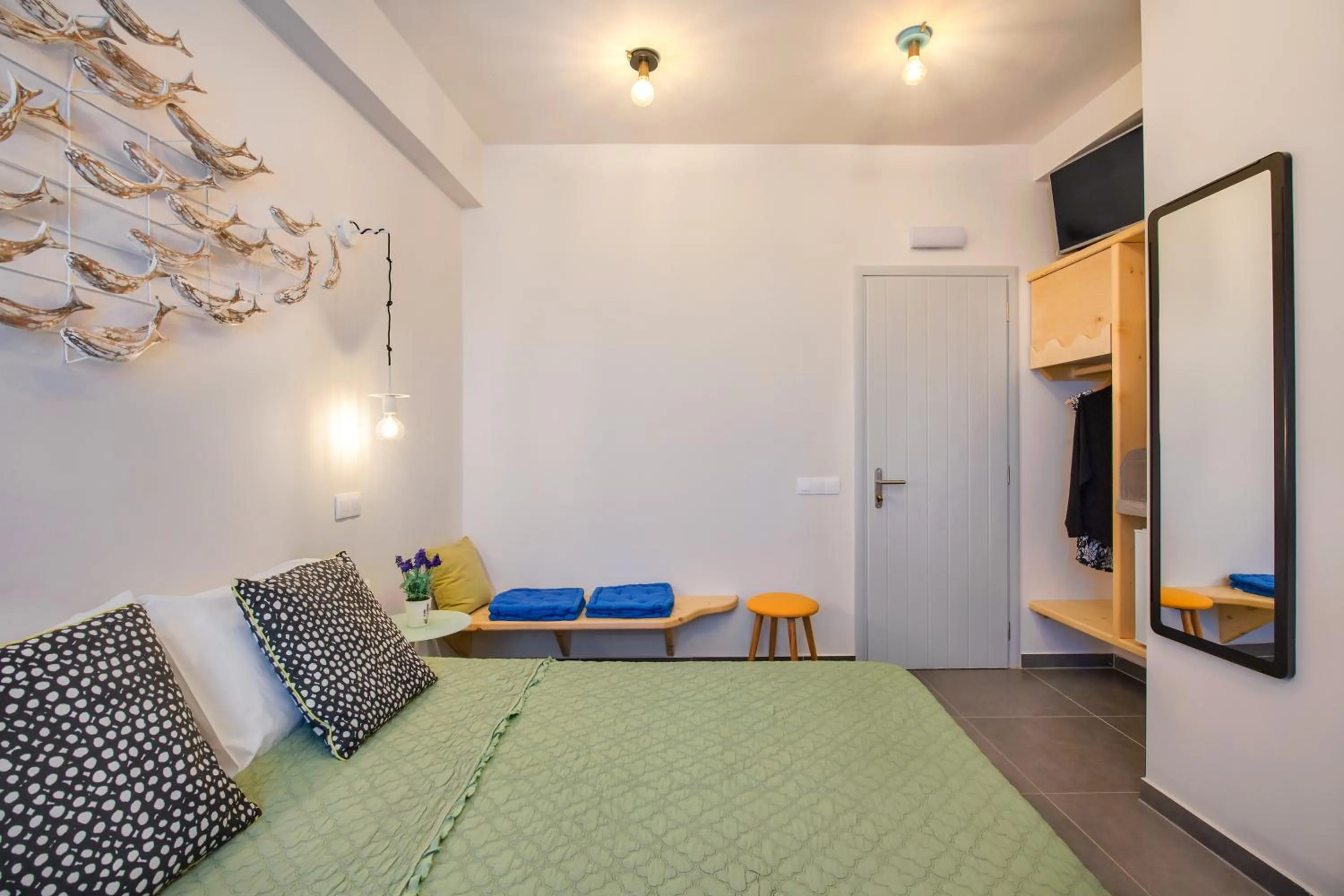 Photo of the whole room, Bed in Afrodete Hotel