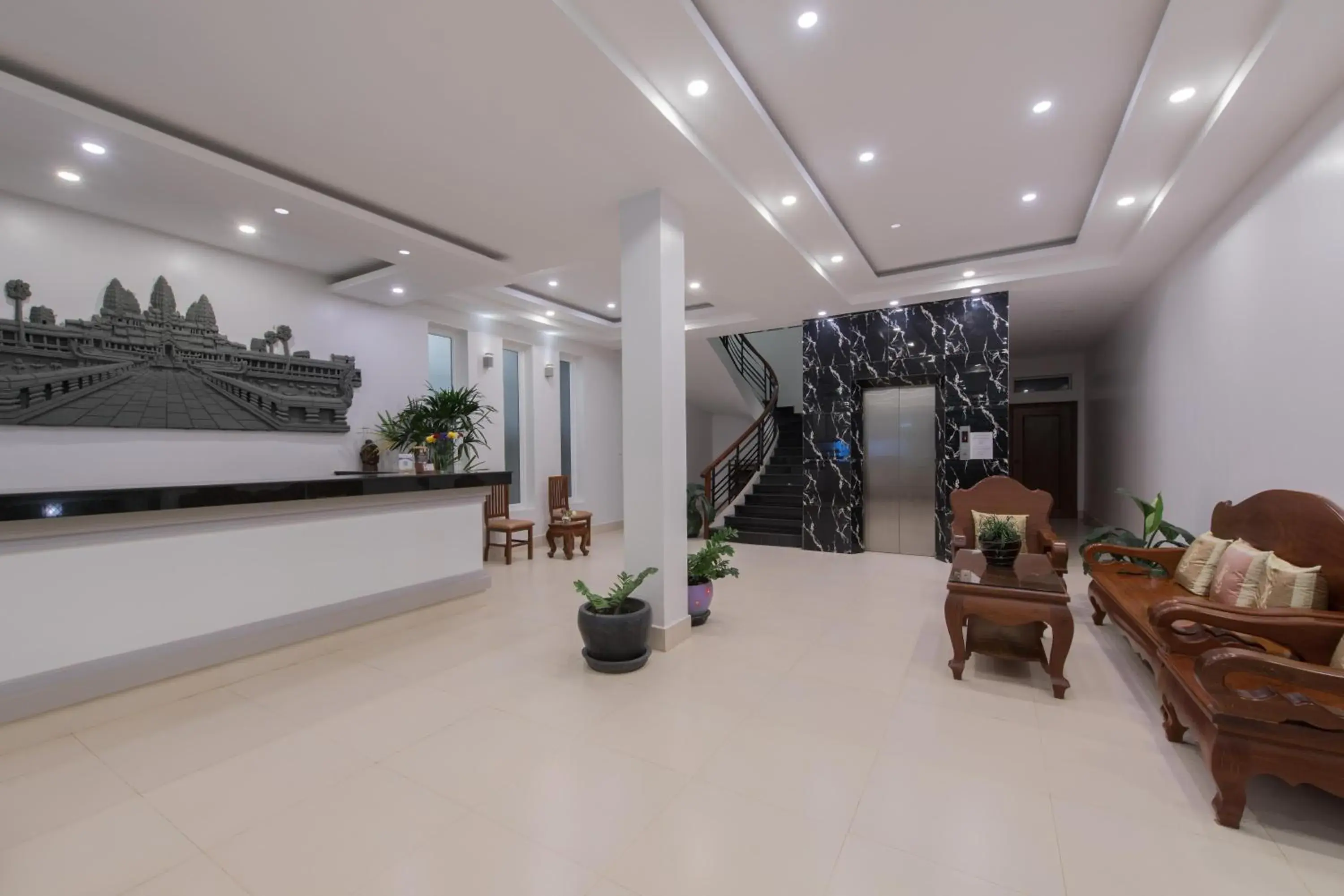 Lobby or reception in Golden Citadel Hotel Siem Reap Lobby or reception in Golden Citadel Hotel Siem Reap