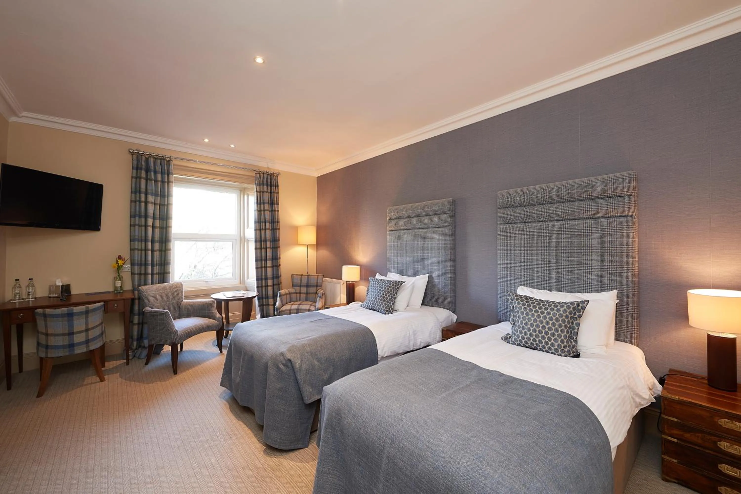 Bedroom, Bed in Royal Golf Hotel, by Highland Coast Hotels
