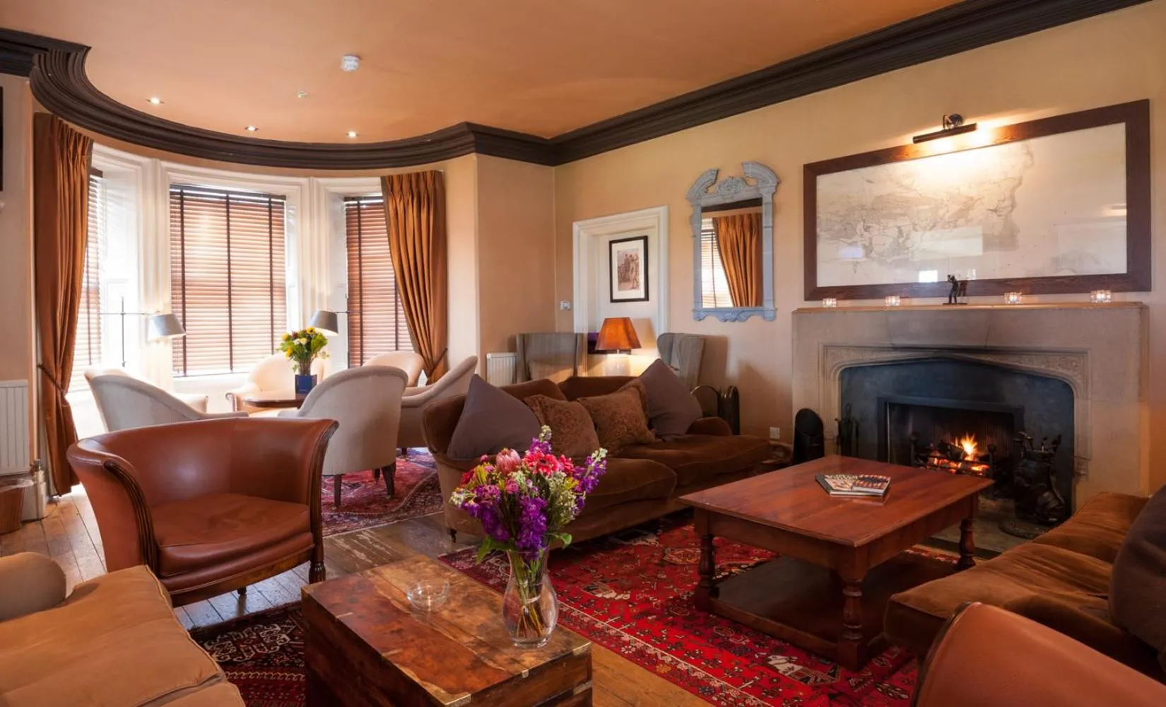 Living room in Royal Golf Hotel, by Highland Coast Hotels