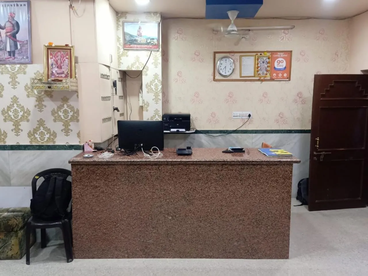 Lobby or reception in Laxmi Mahal