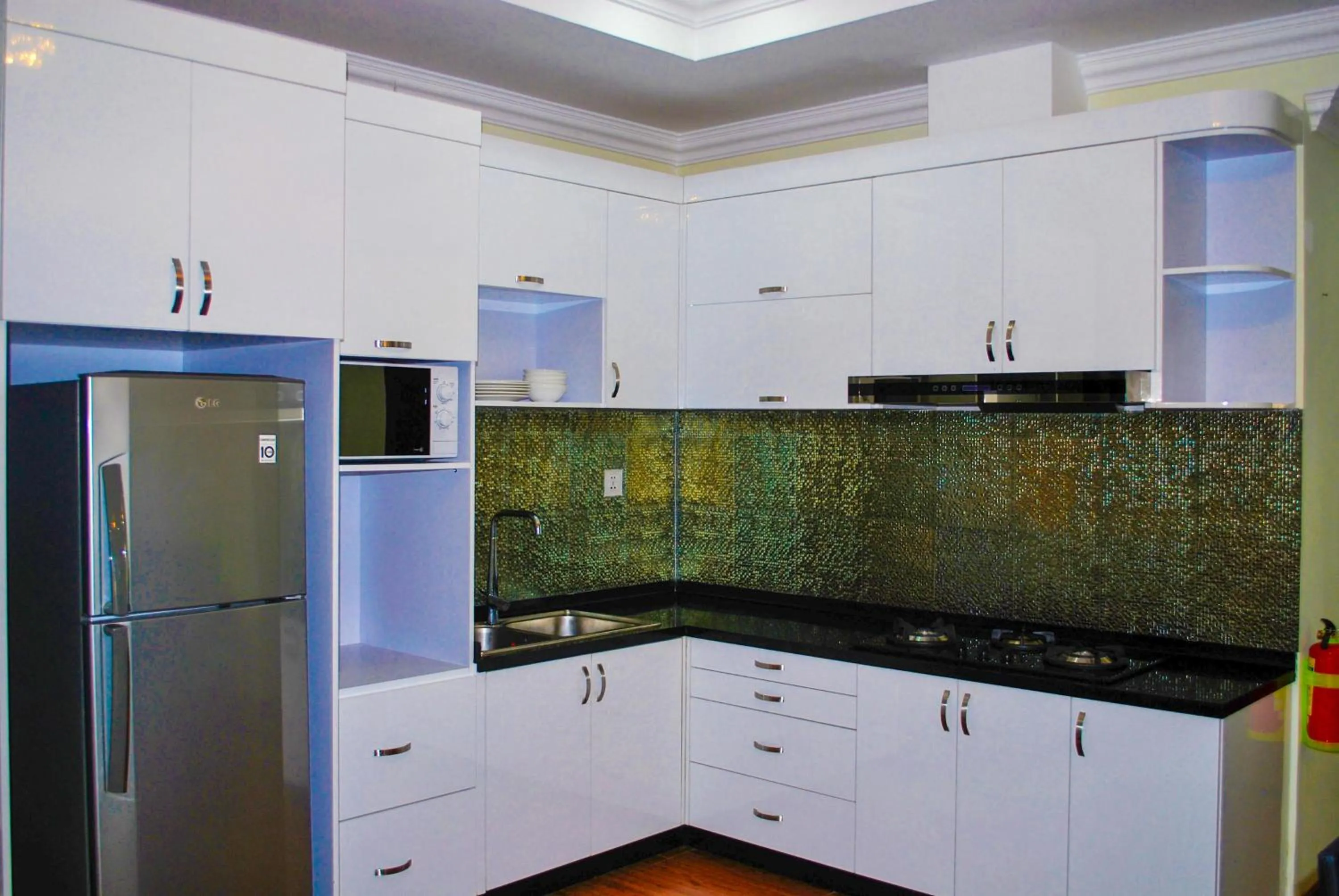 Kitchen or kitchenette in KT Apartment