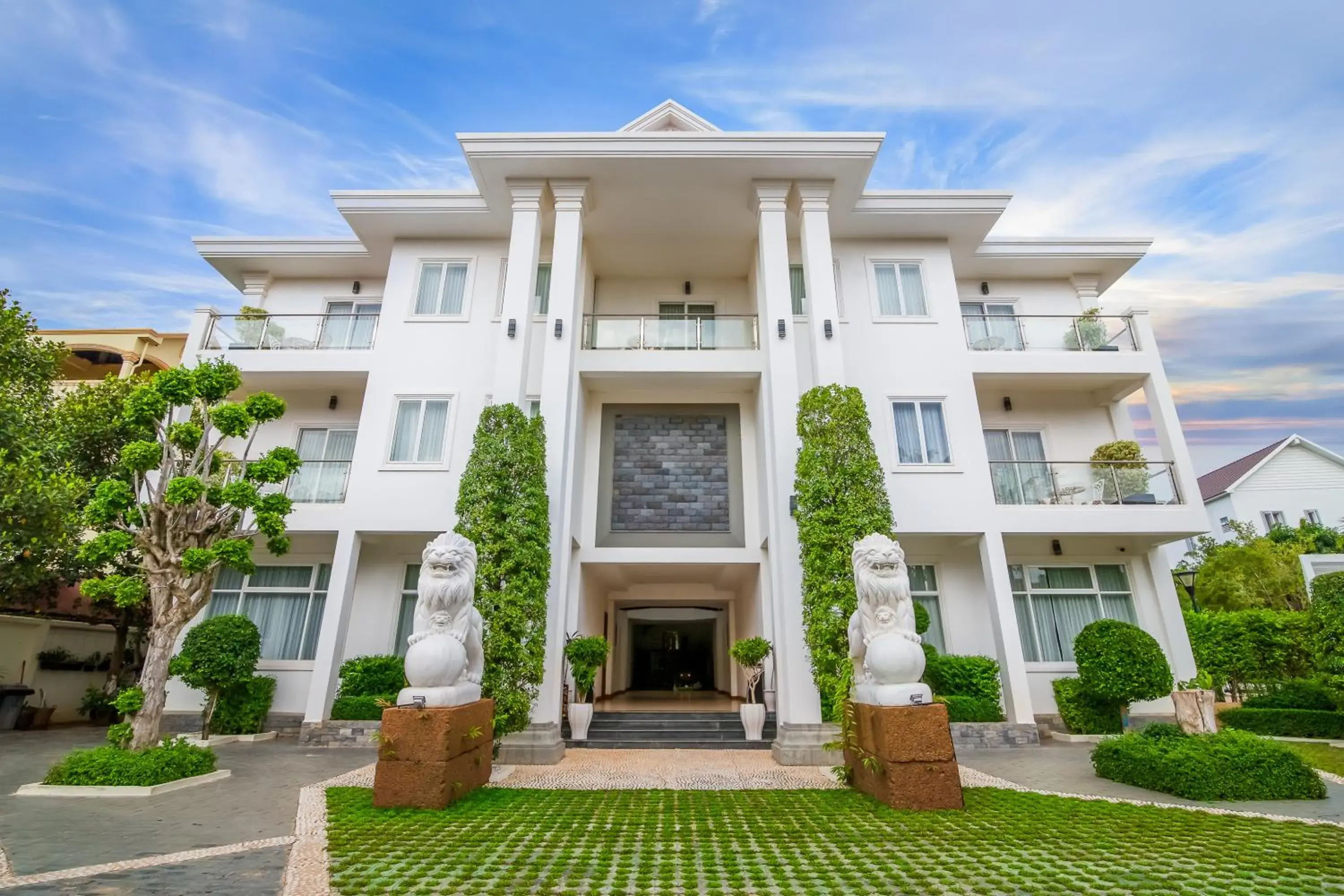Garden view in KT Apartment Garden view in KT Apartment