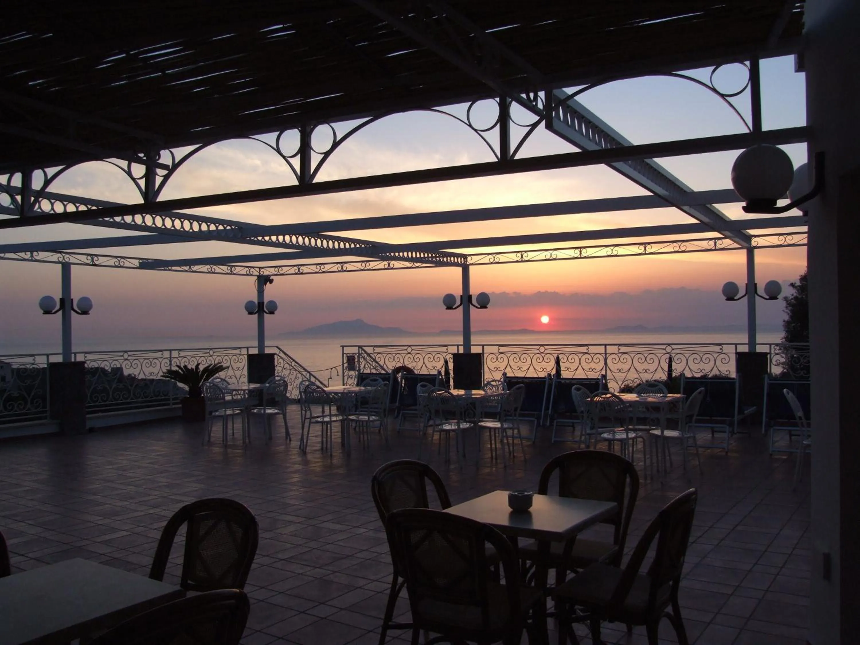 Patio in Hotel Dania