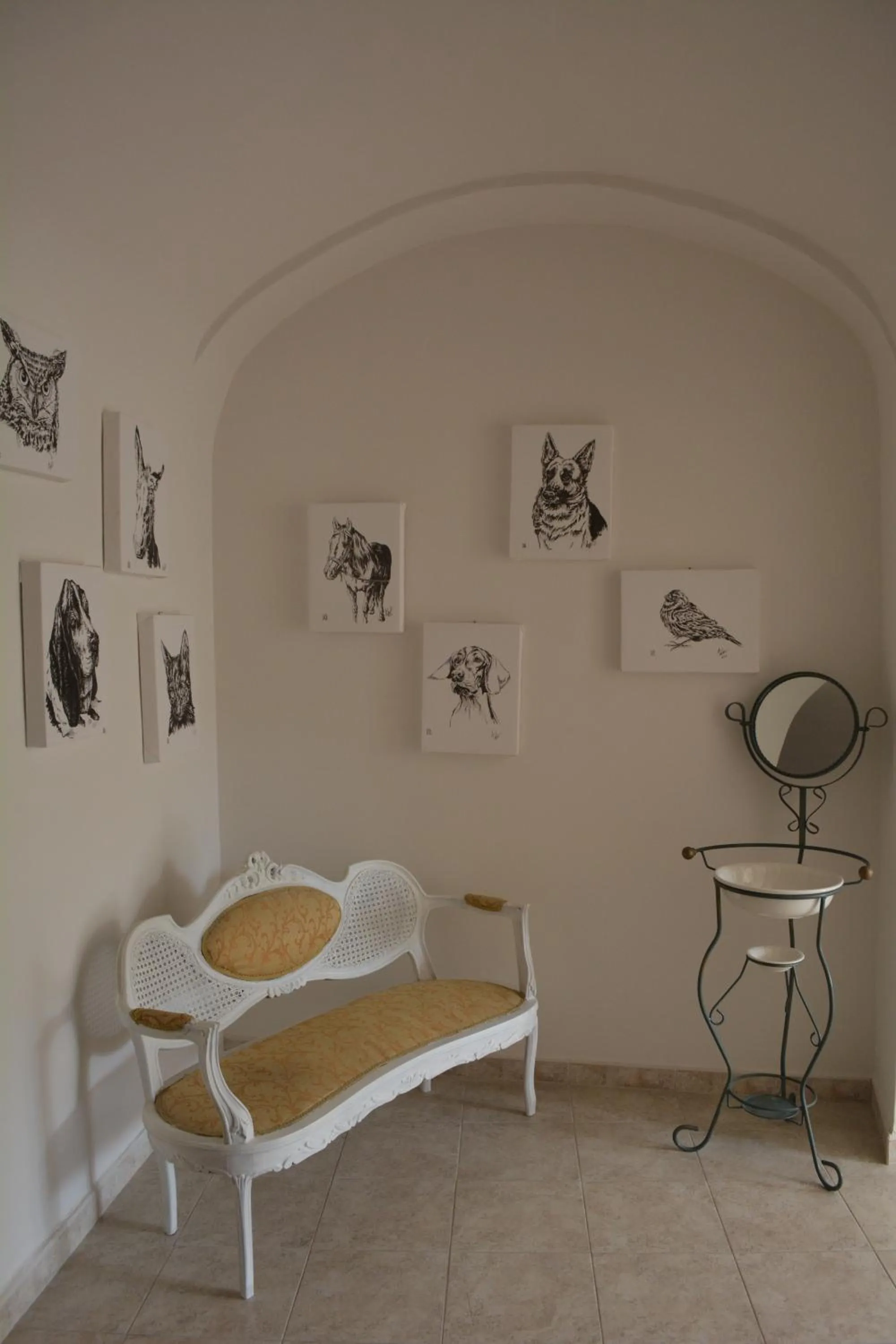 Decorative detail in Hotel Dania