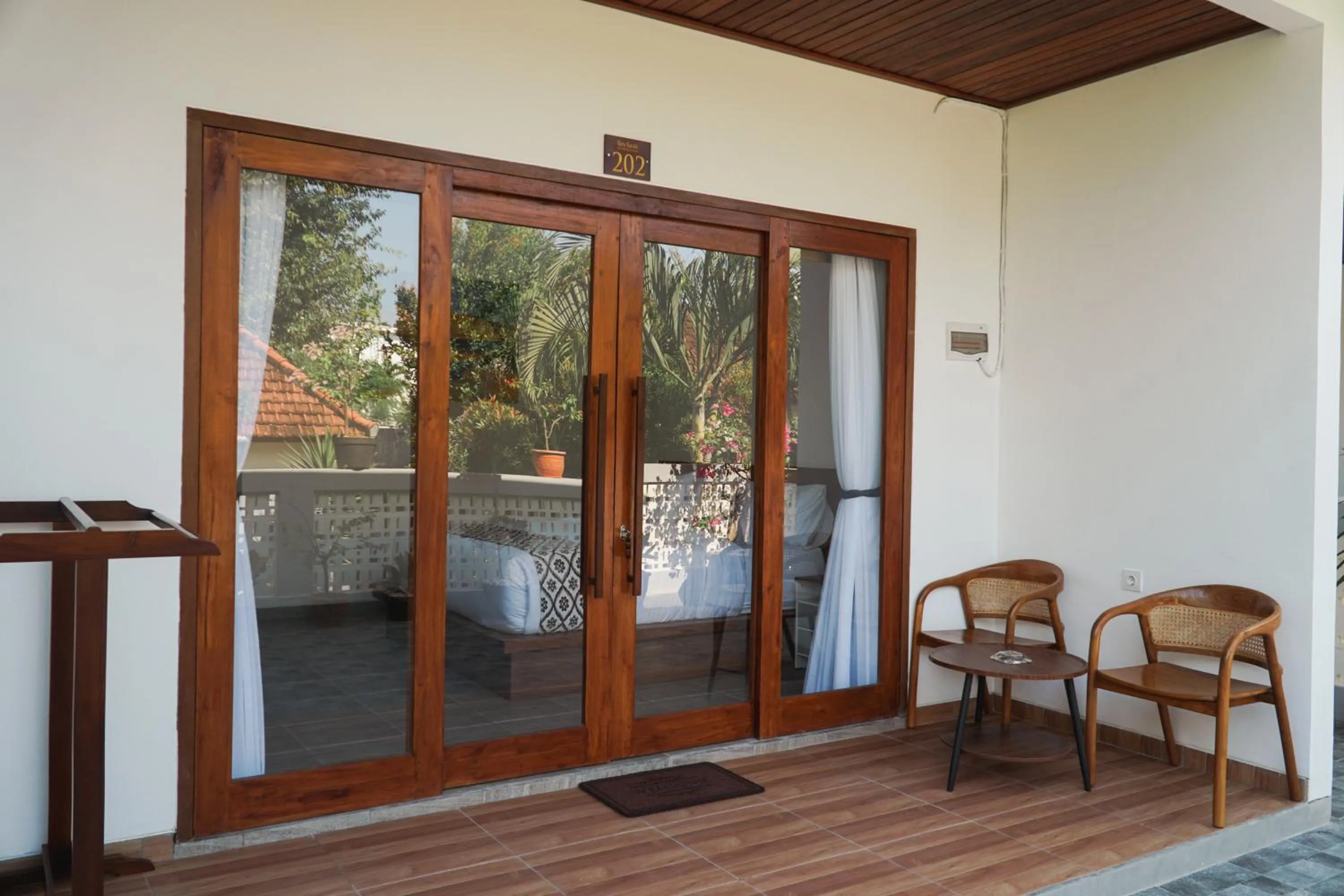 Balcony/Terrace in Batu Kandik Homestay