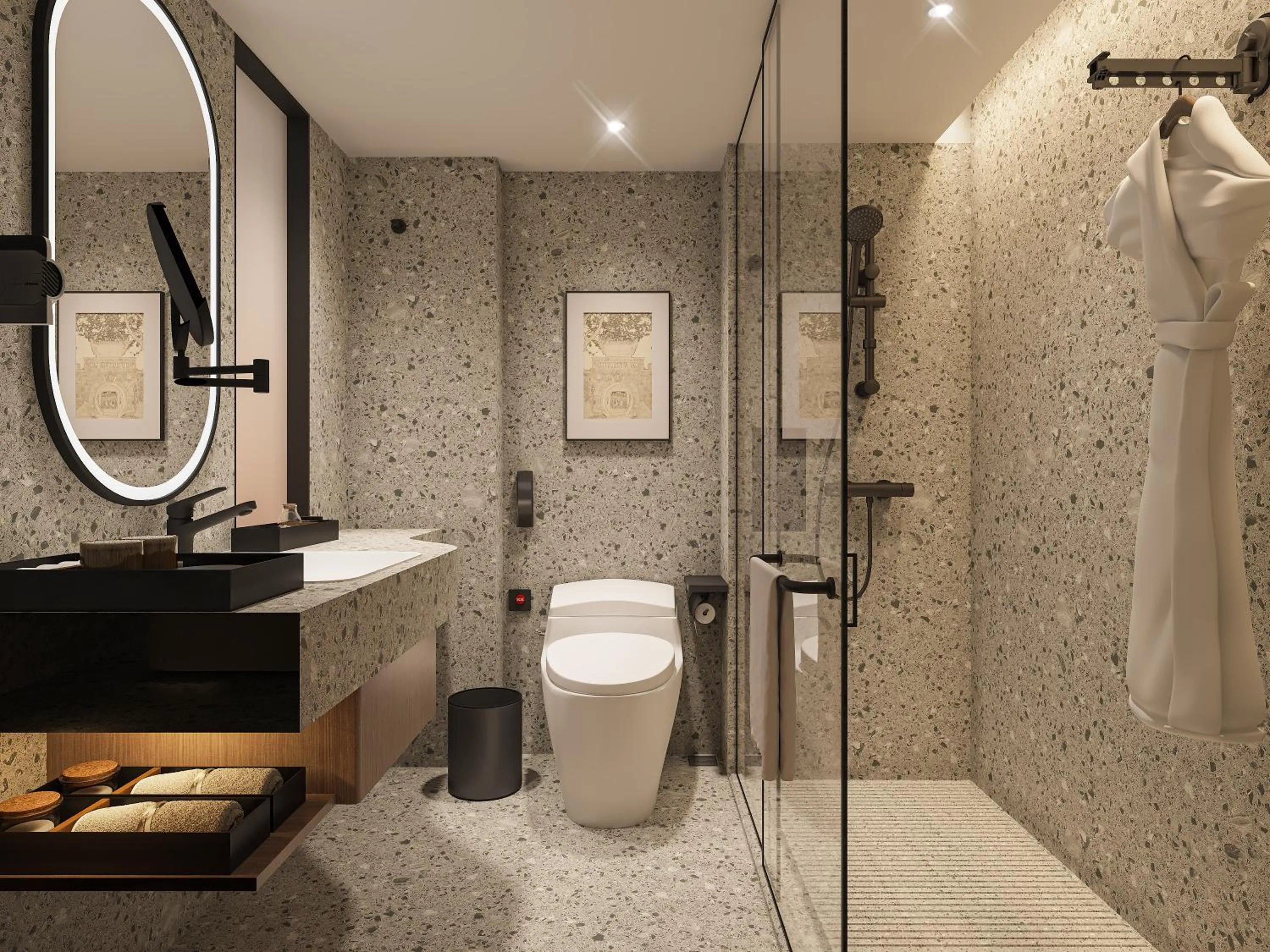 Toilet in Five Rams City Hotel