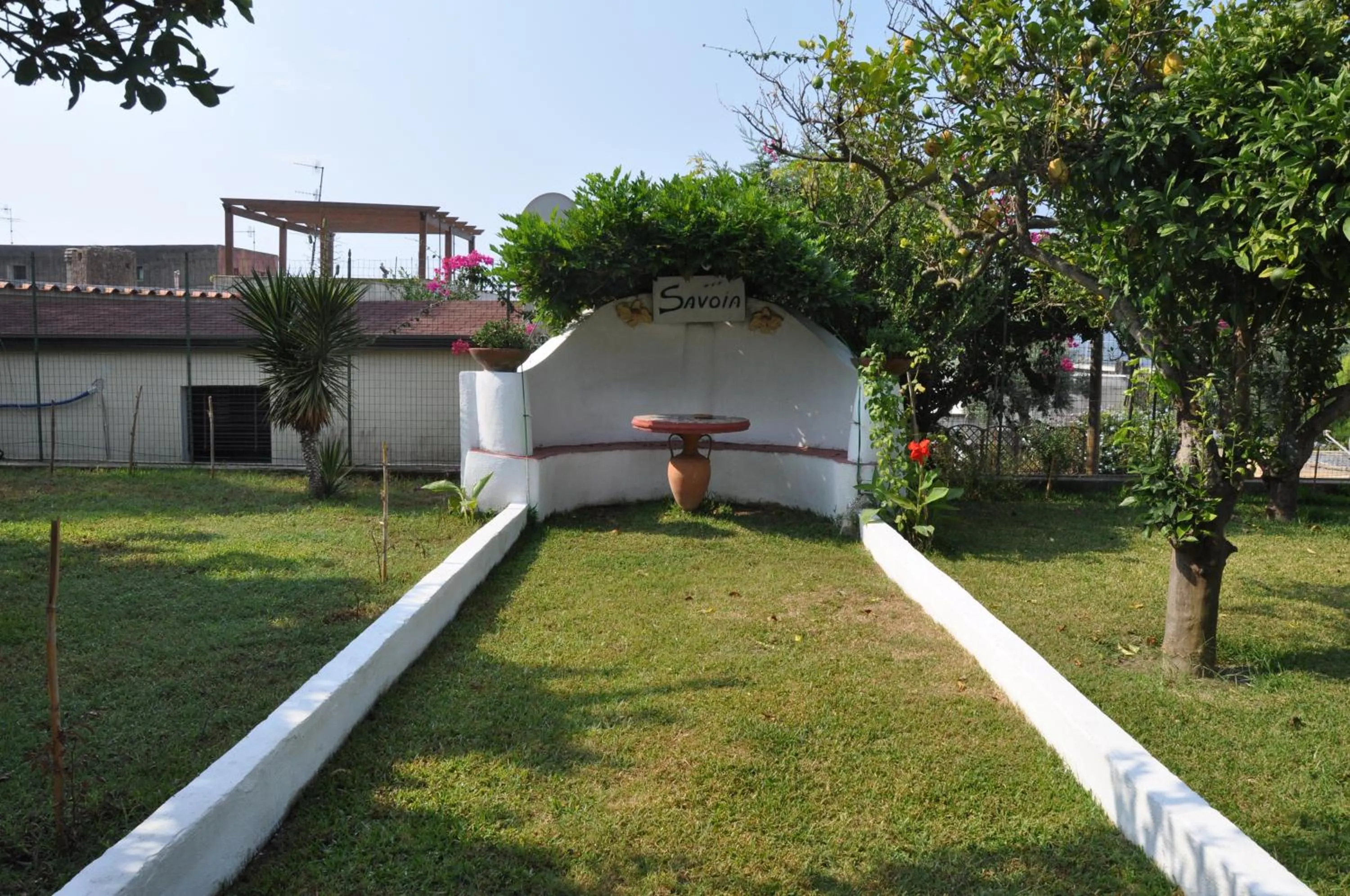 Garden in Hotel Savoia