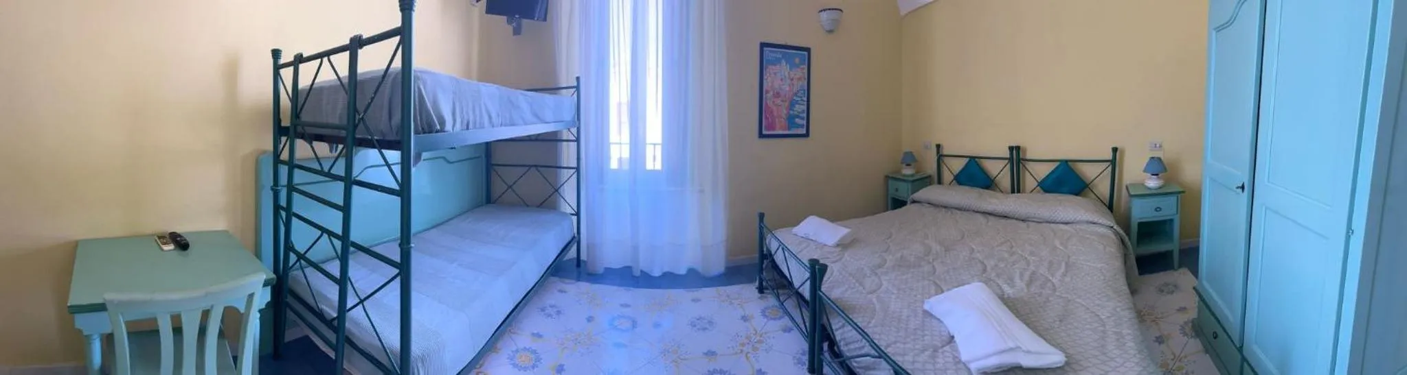 Bed in Hotel Savoia