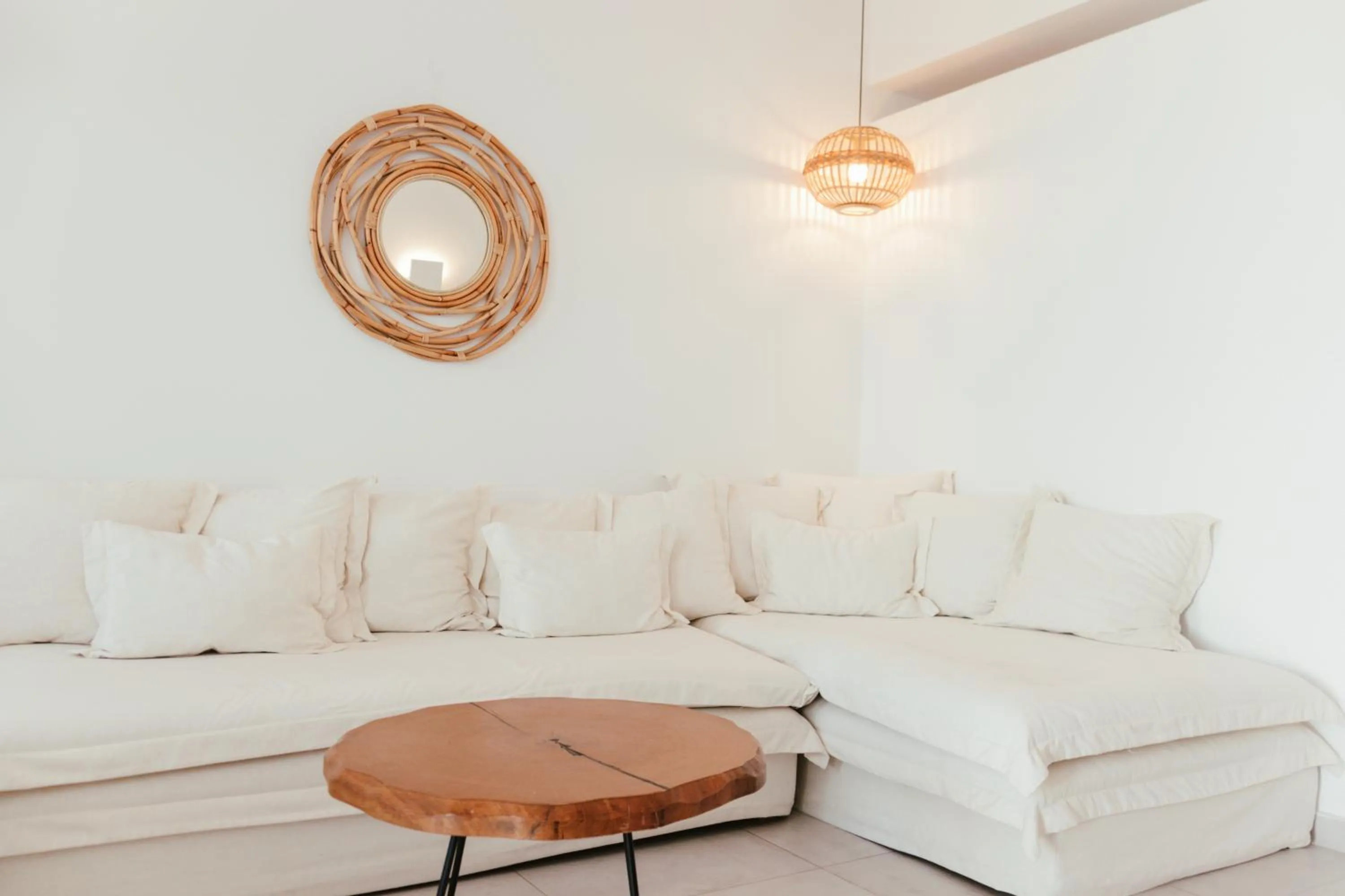 Seating area in Casa Vitae Suites