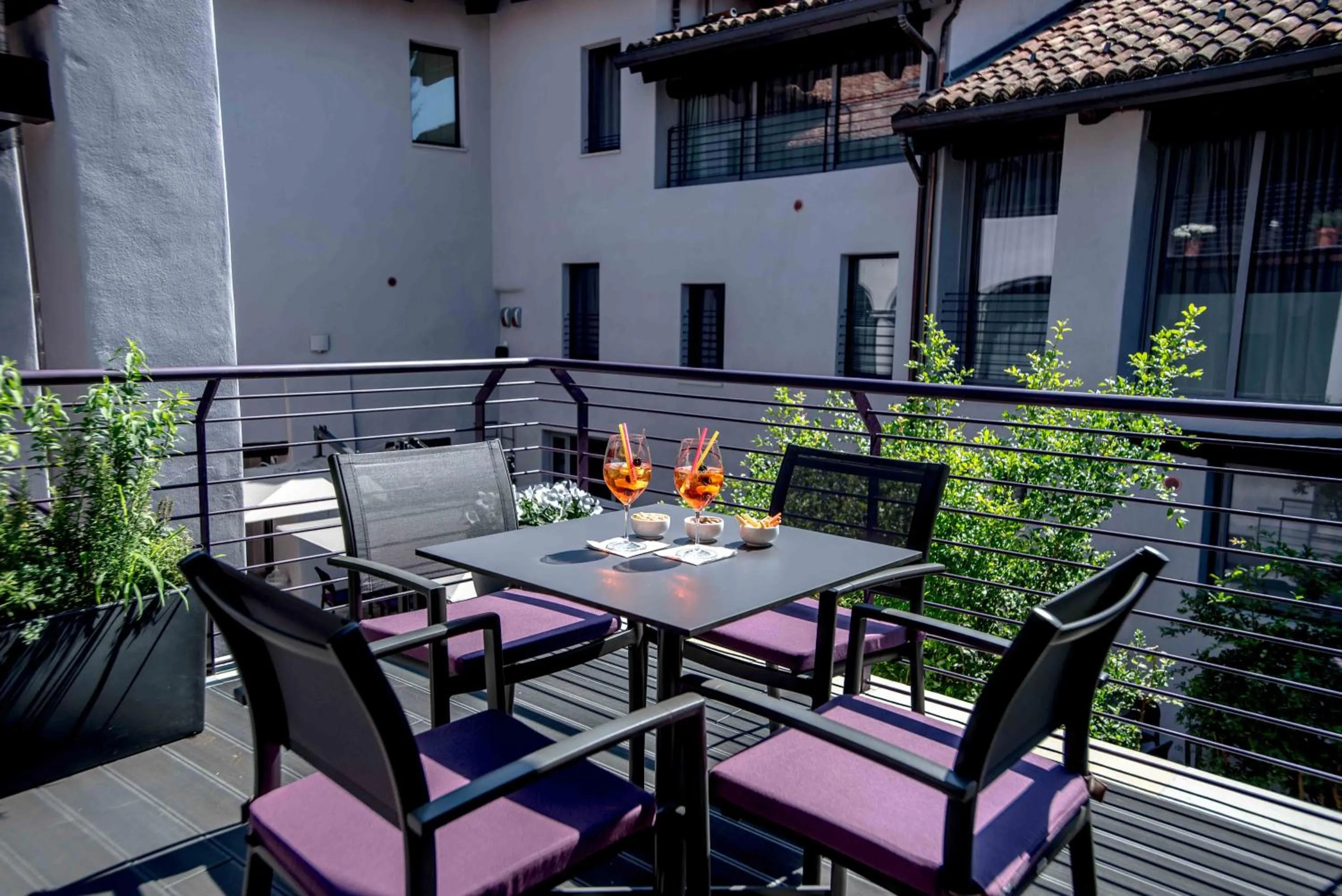 Balcony/Terrace in Uve Rooms & Wine Bar