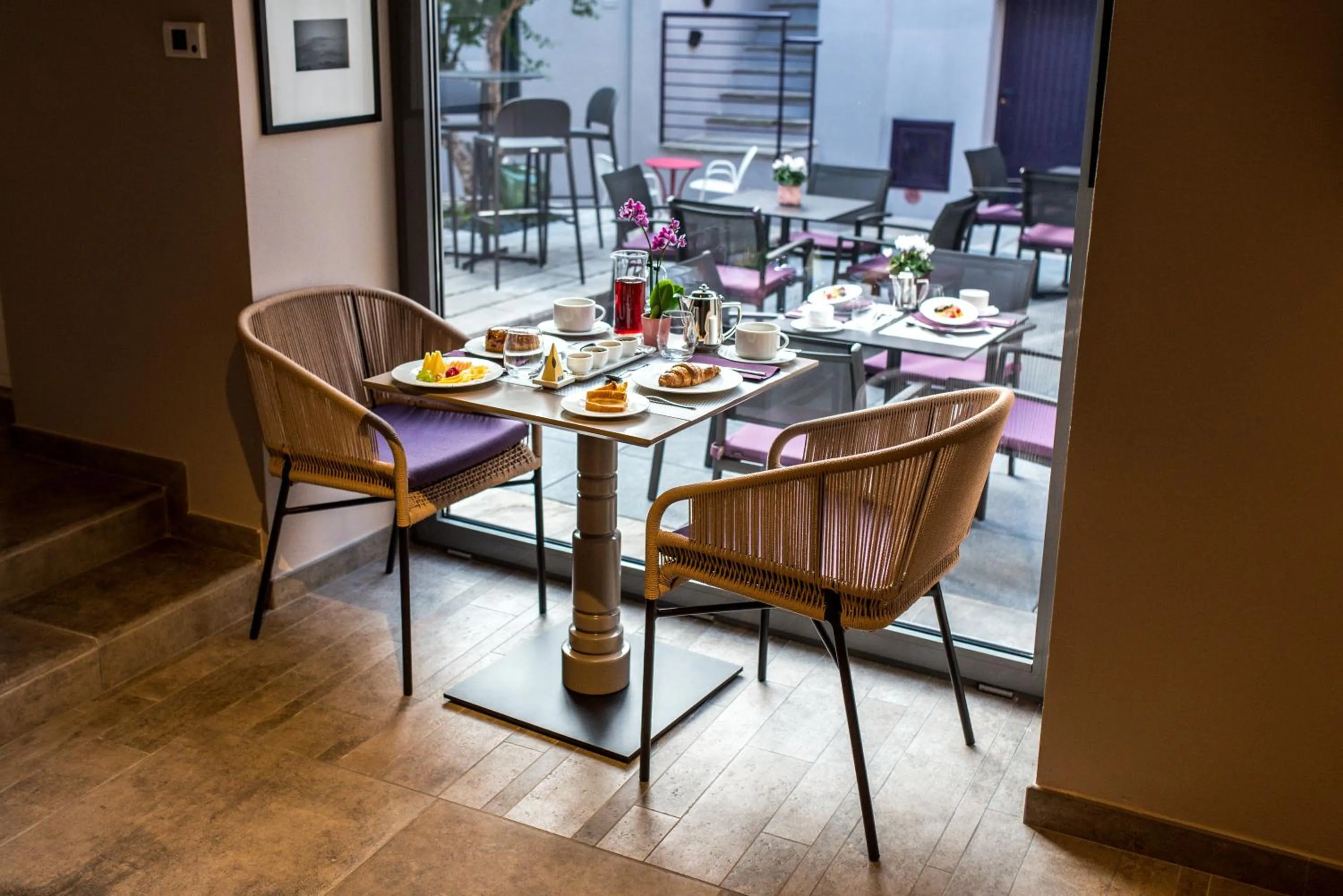 Continental breakfast in Uve Rooms & Wine Bar