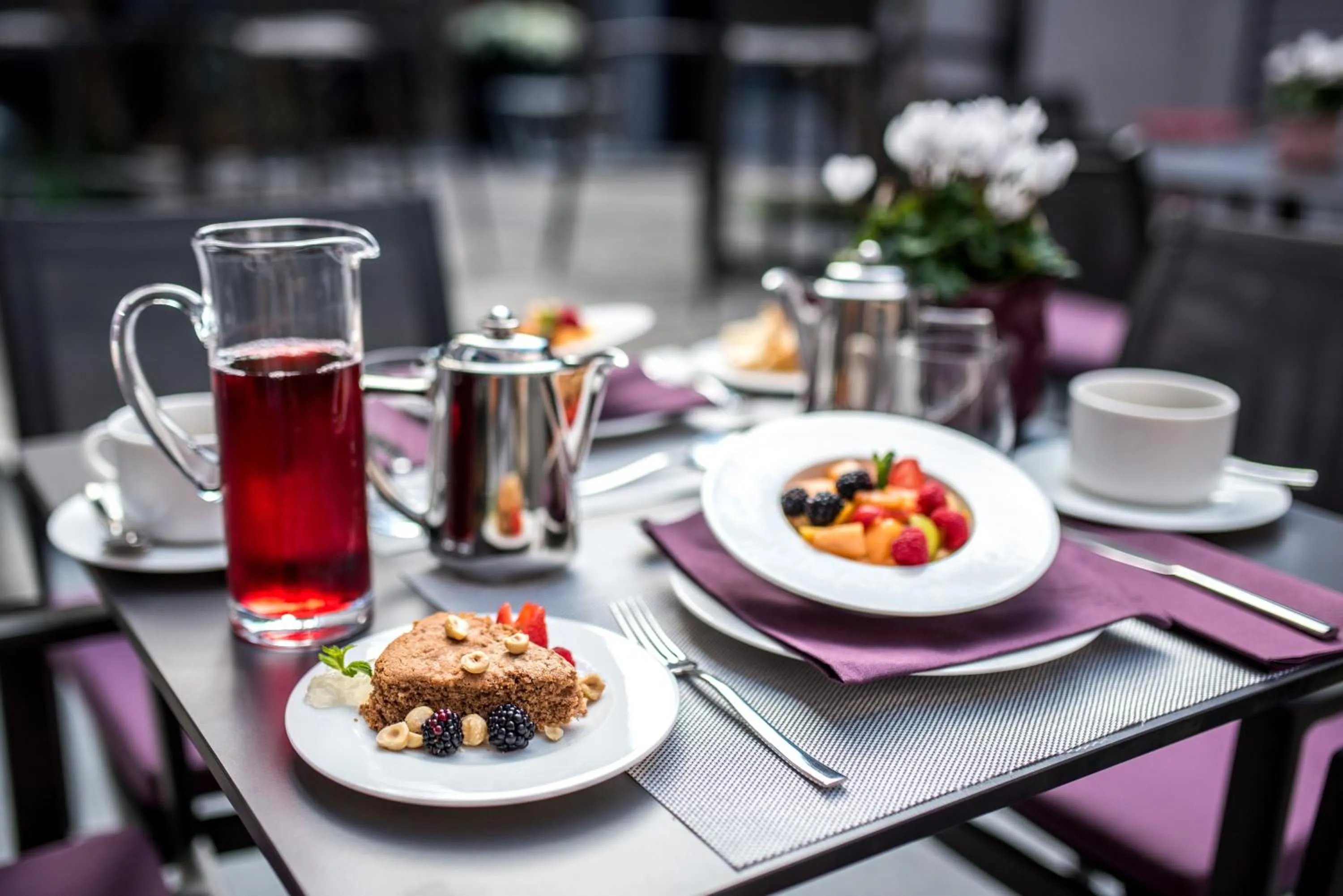 Continental breakfast in Uve Rooms & Wine Bar