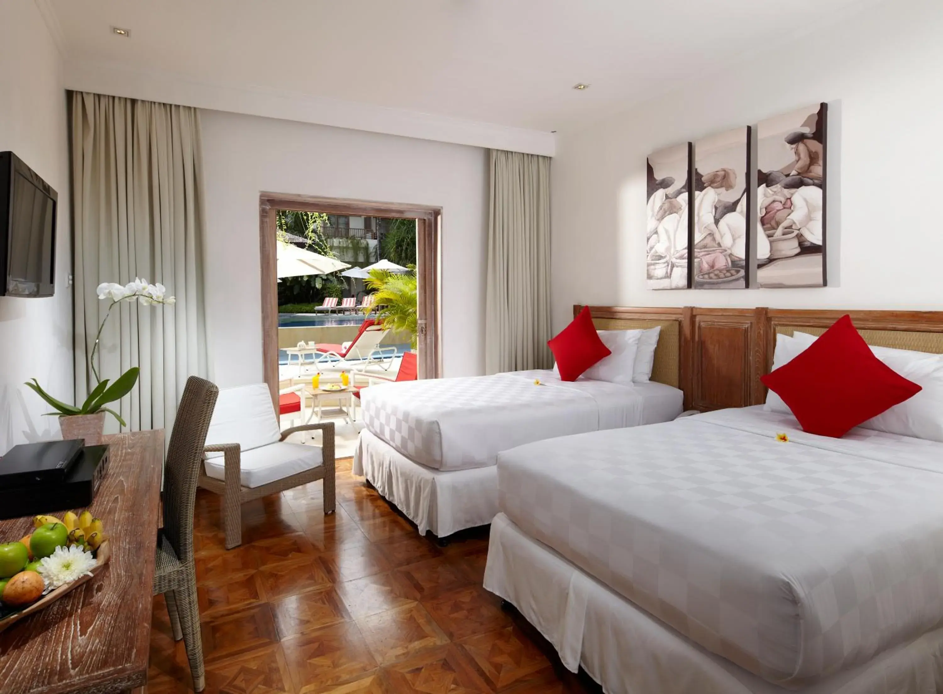 Bed in Blu-Zea Resort by Double-Six Bed in Blu-Zea Resort by Double-Six