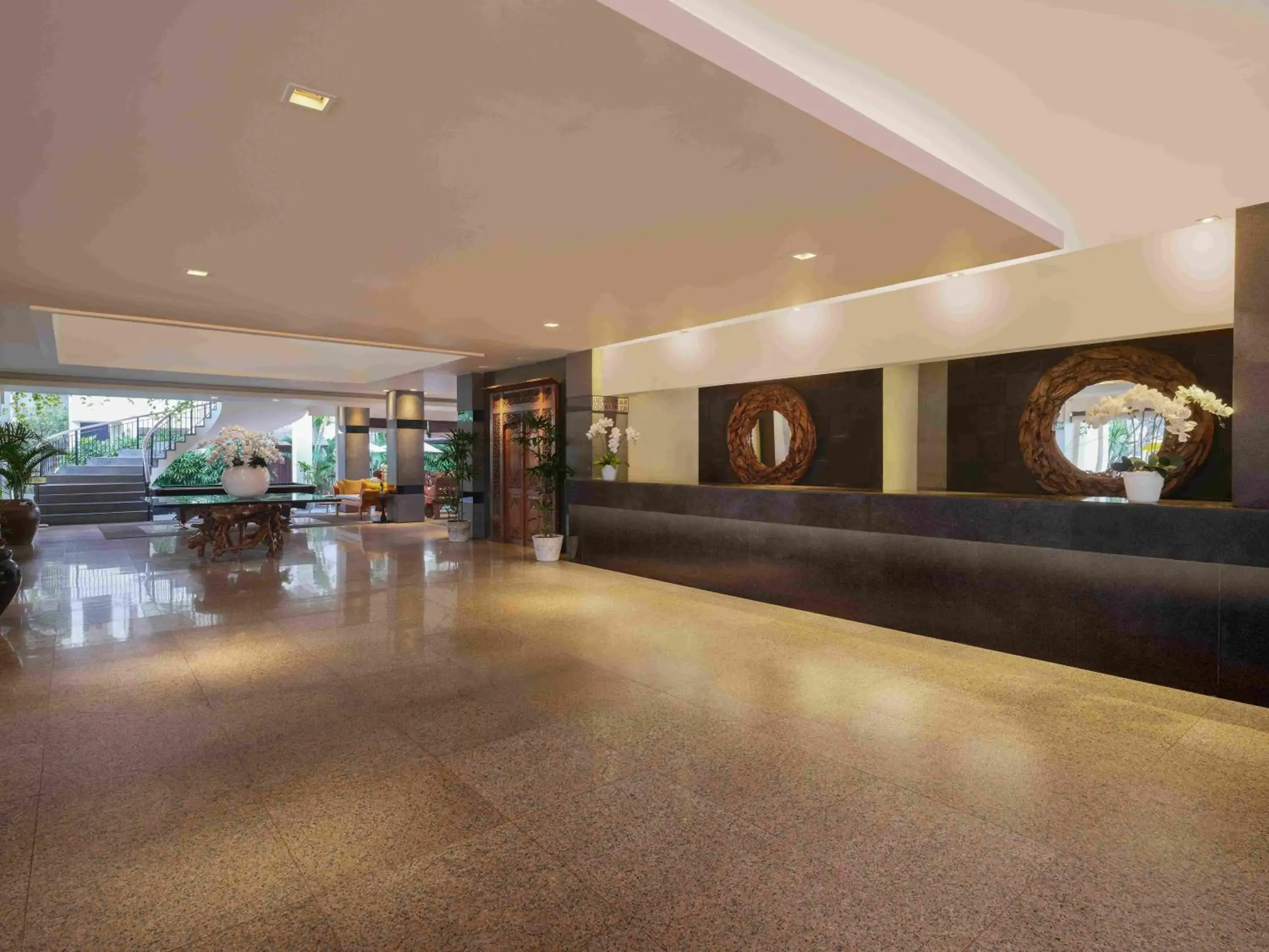 Lobby or reception in Blu-Zea Resort by Double-Six Lobby or reception in Blu-Zea Resort by Double-Six