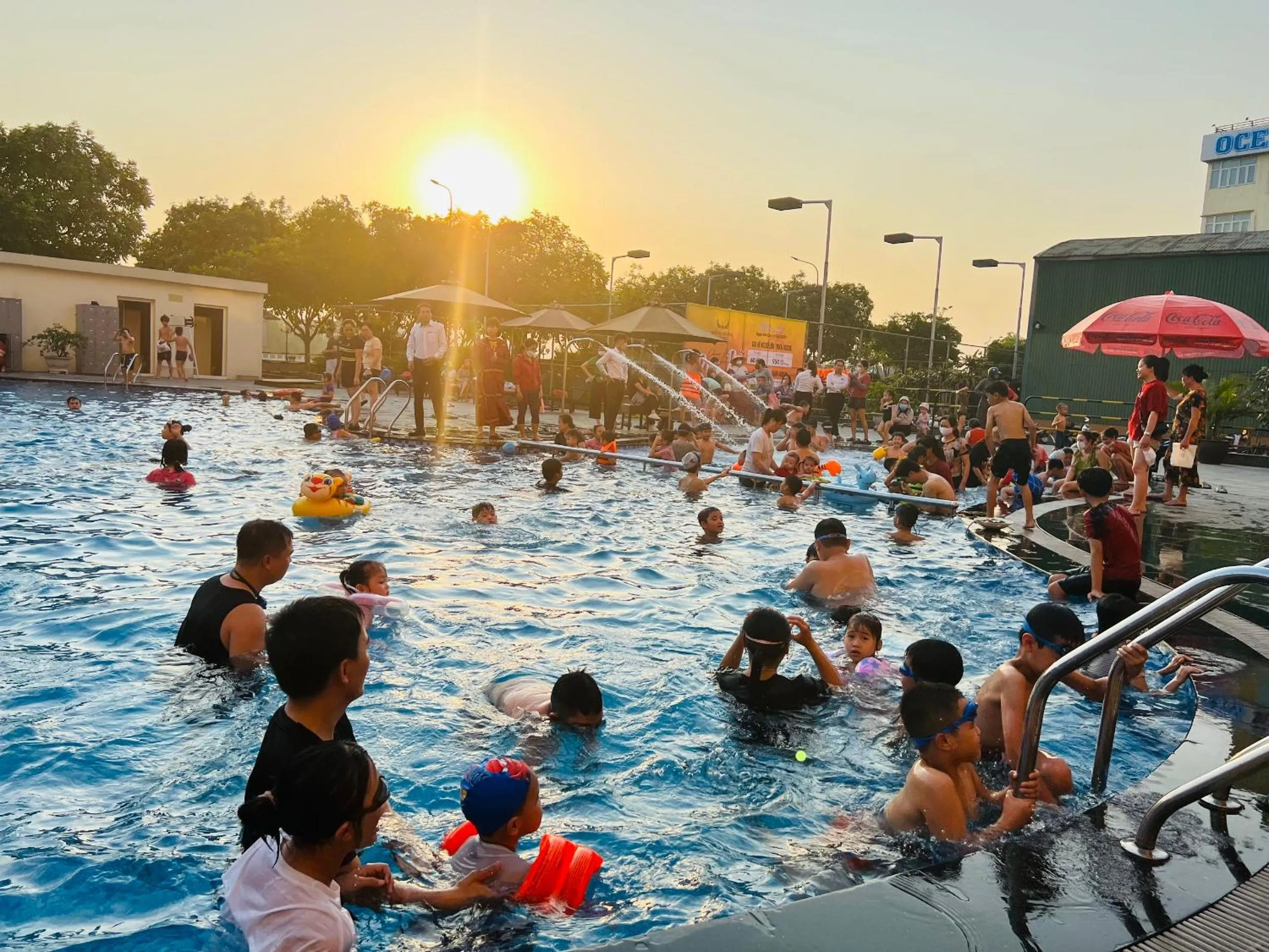 Swimming pool in Muong Thanh Luxury Ha Nam