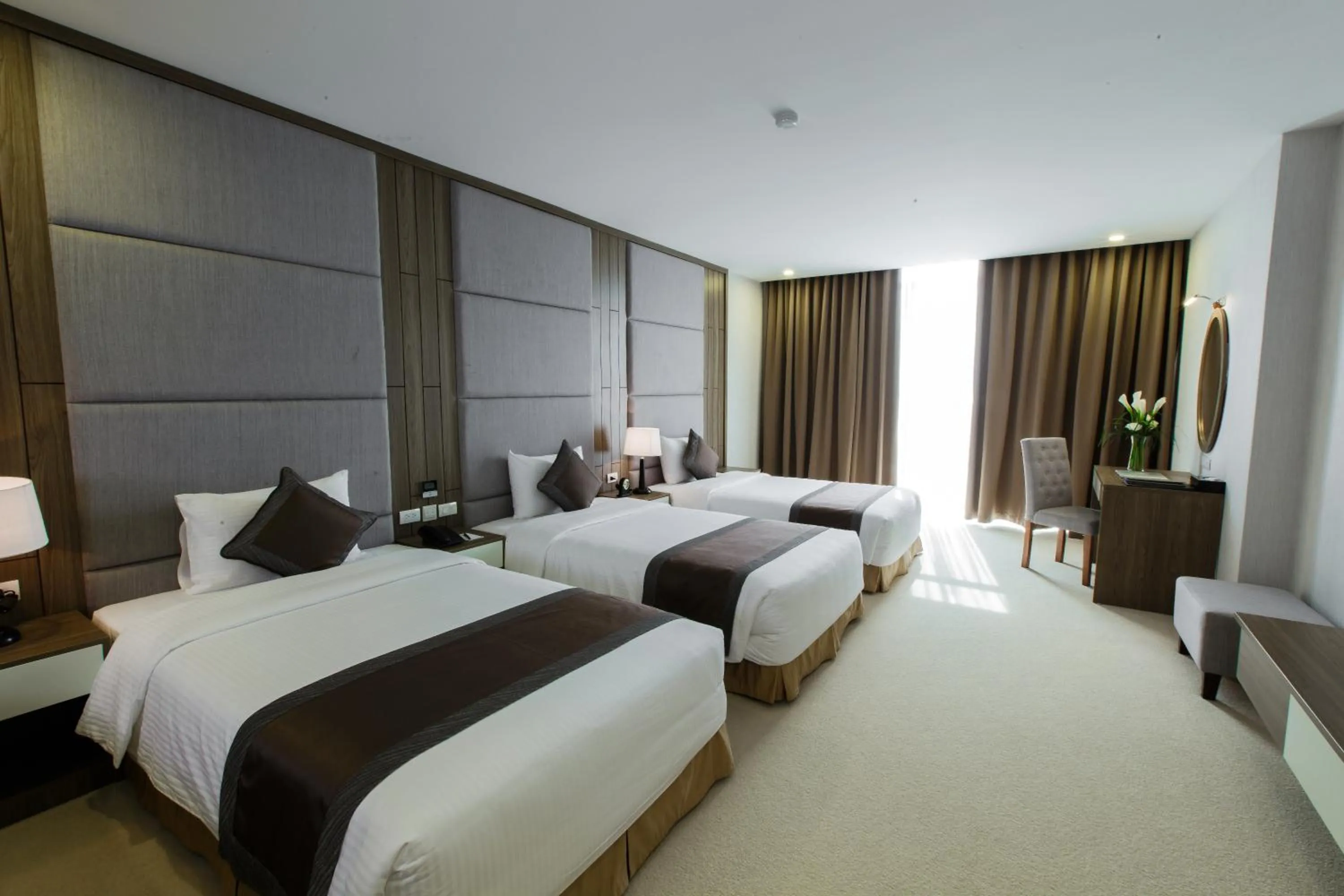 Photo of the whole room, Bed in Muong Thanh Luxury Ha Nam