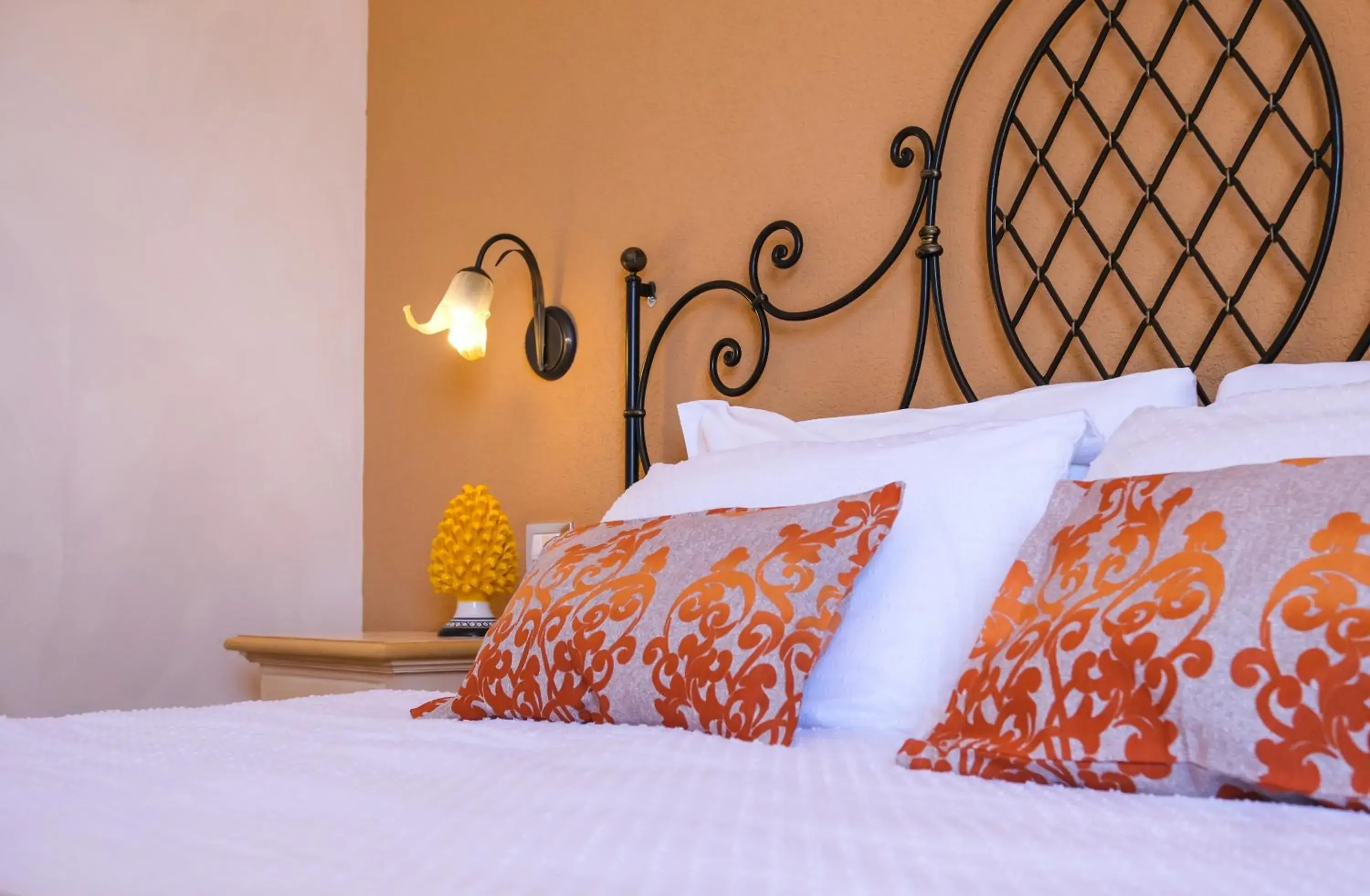 Bed in Hotel Baglio Di Scopello Bed in Hotel Baglio Di Scopello