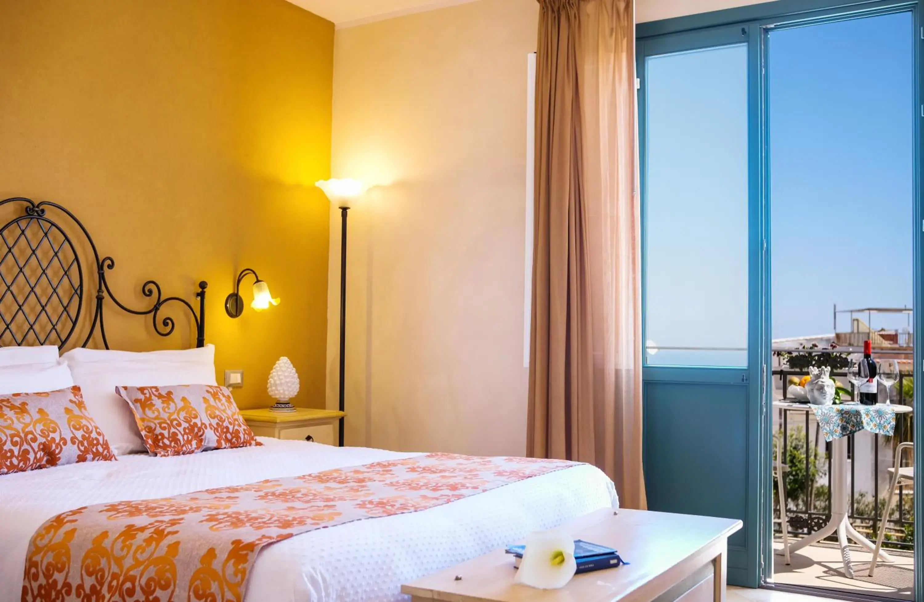 Bed in Hotel Baglio Di Scopello Bed in Hotel Baglio Di Scopello