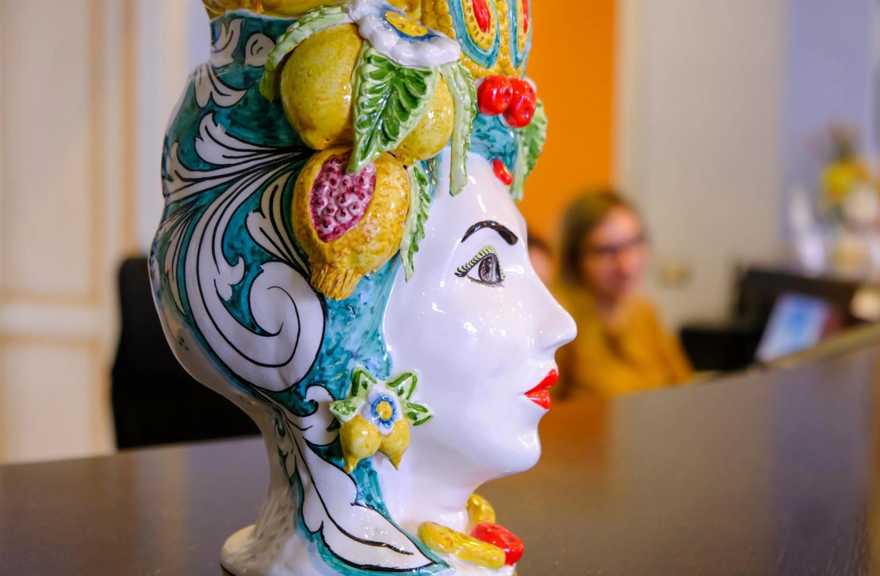 Lobby or reception in Hotel Baglio Di Scopello