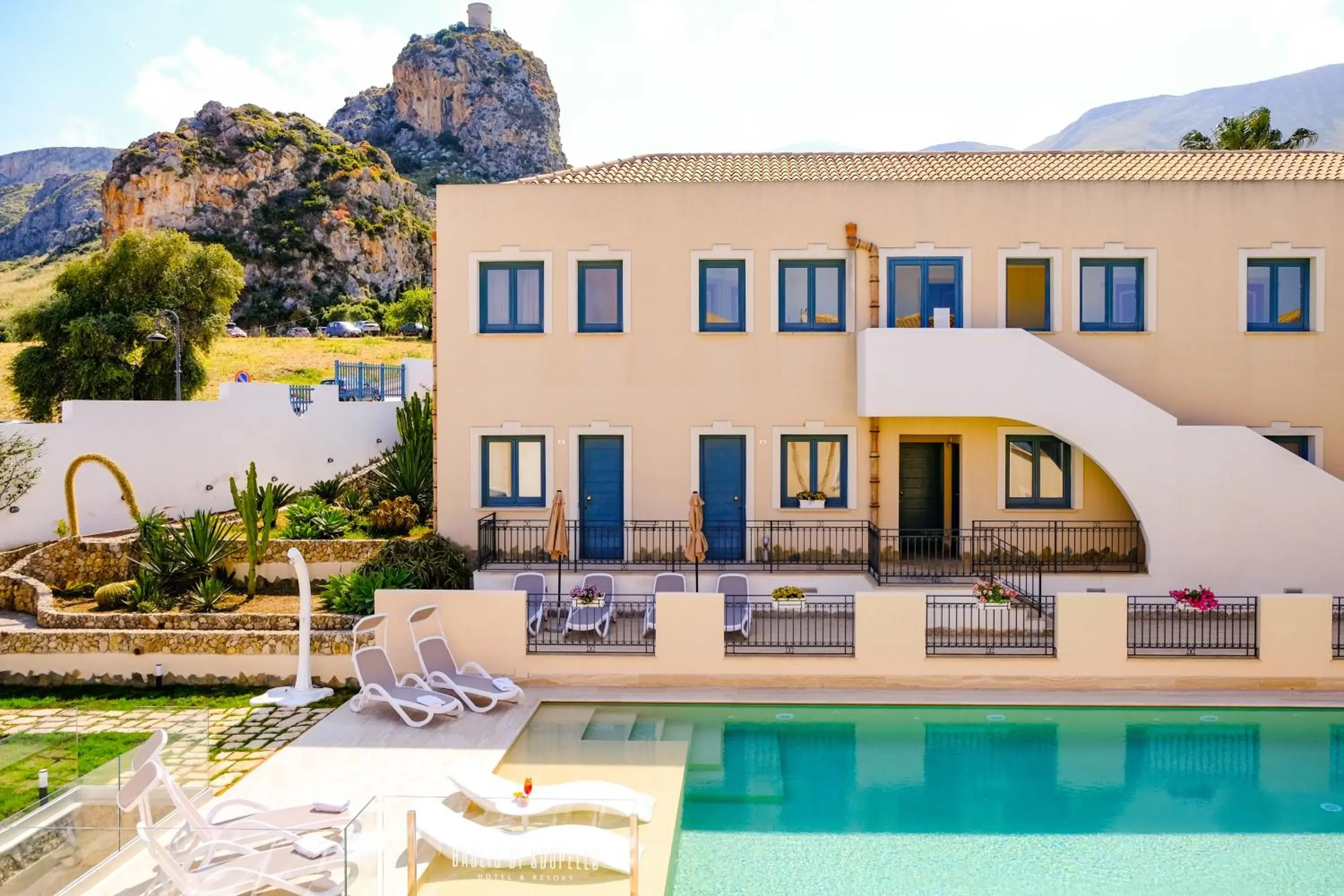 Property building in Hotel Baglio Di Scopello Property building in Hotel Baglio Di Scopello