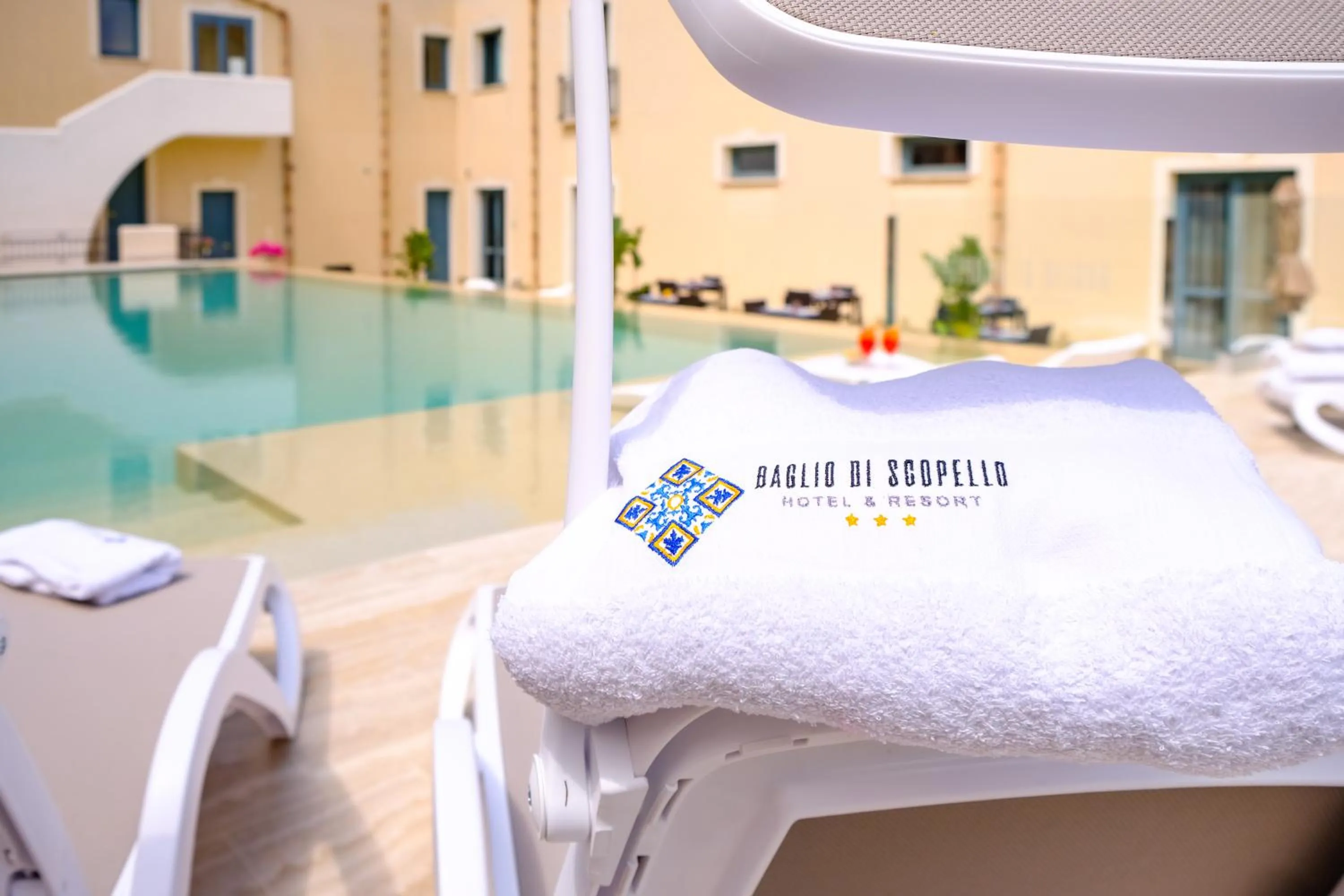 Swimming pool in Hotel Baglio Di Scopello