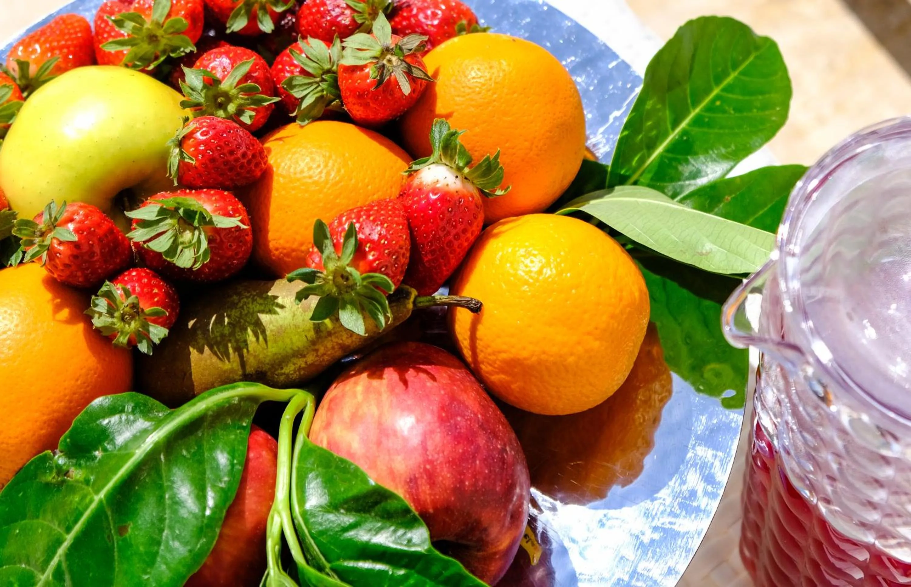 Food and drinks in Hotel Baglio Di Scopello