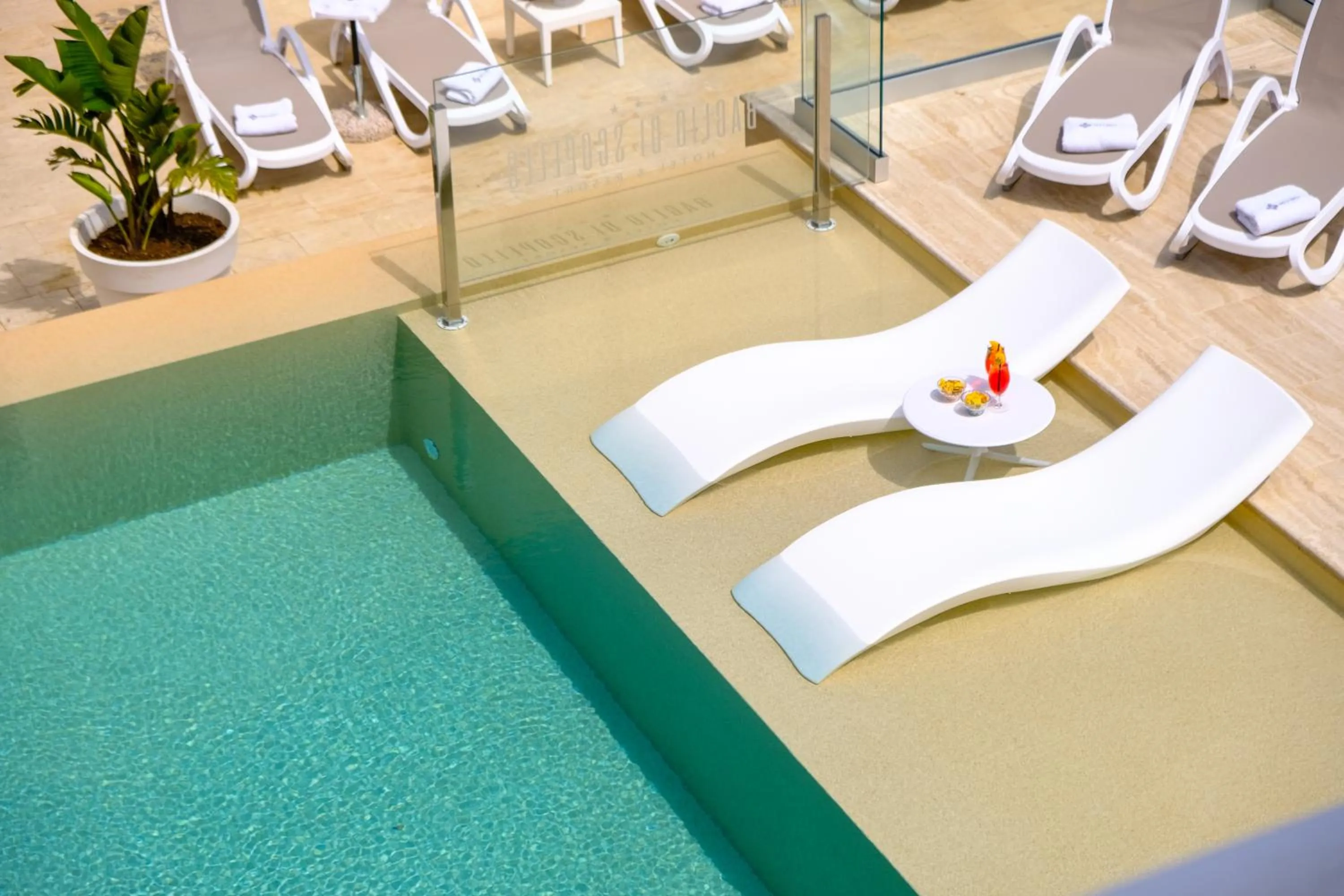 Swimming pool in Hotel Baglio Di Scopello