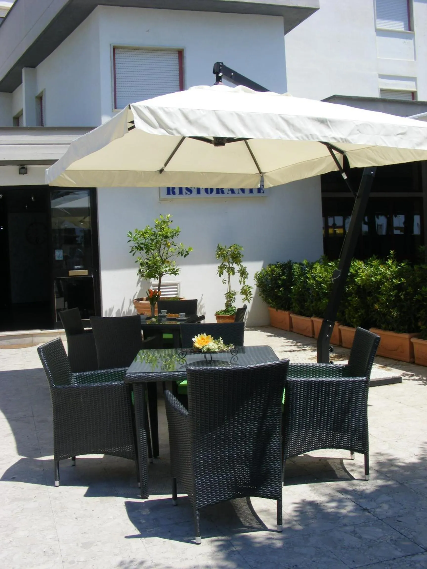 Patio in Hotel Turismo