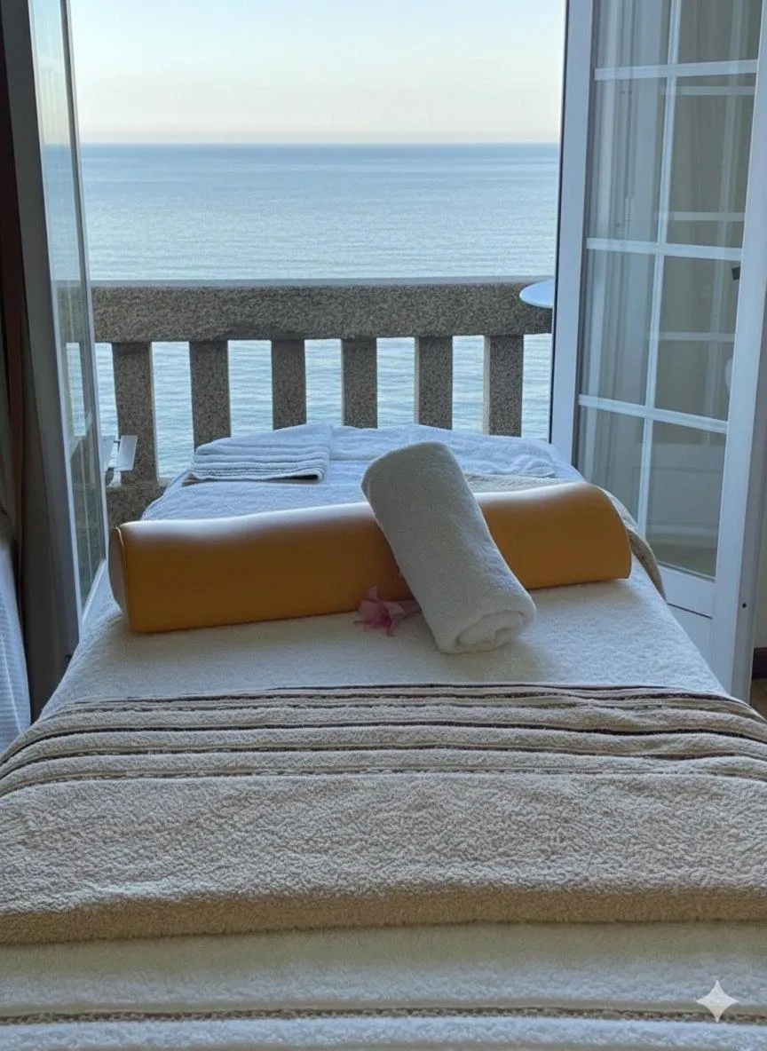 Bed in Hotel Miramar Playa America Nigran