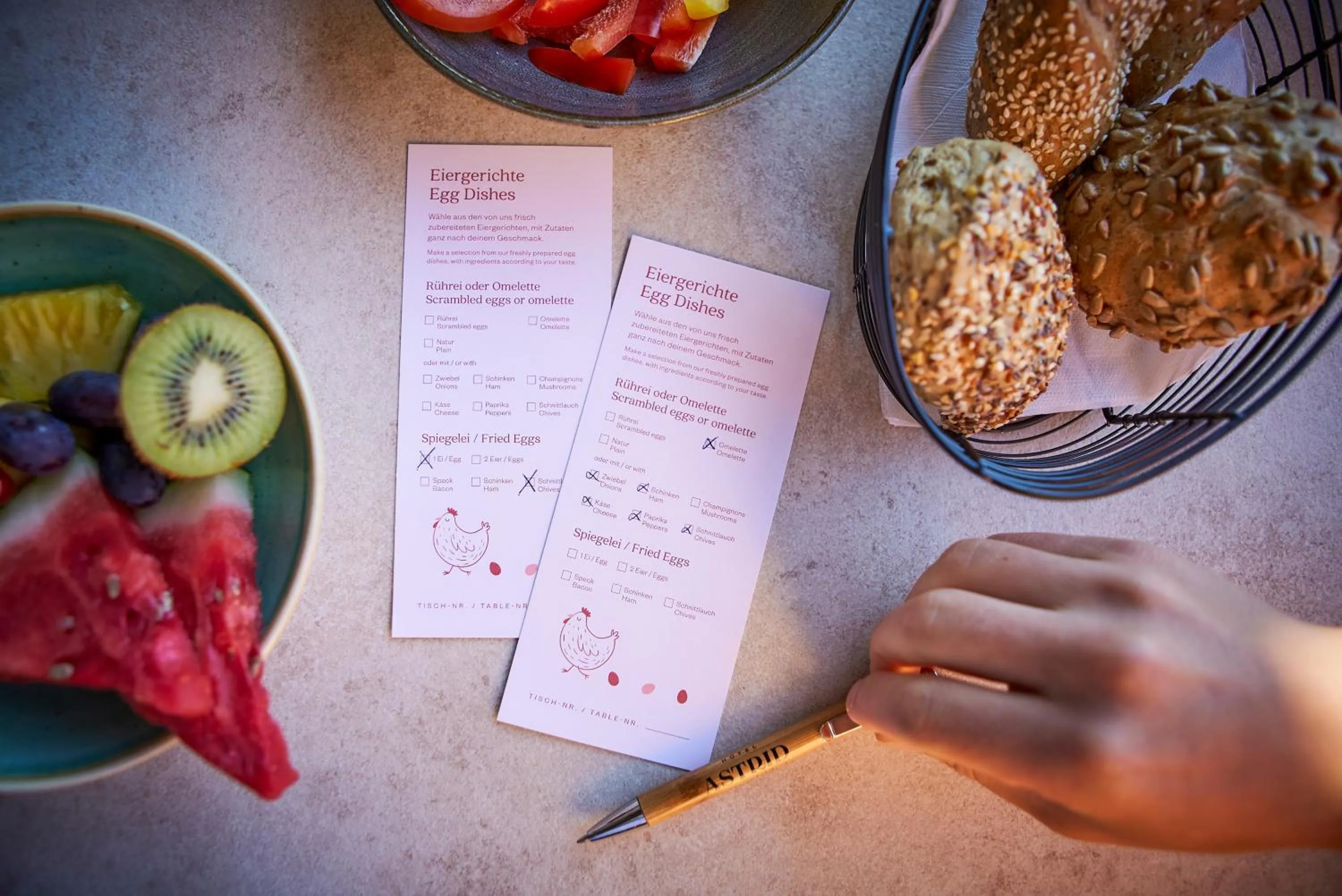 Breakfast in Hotel Astrid - Ski In - Ski Out