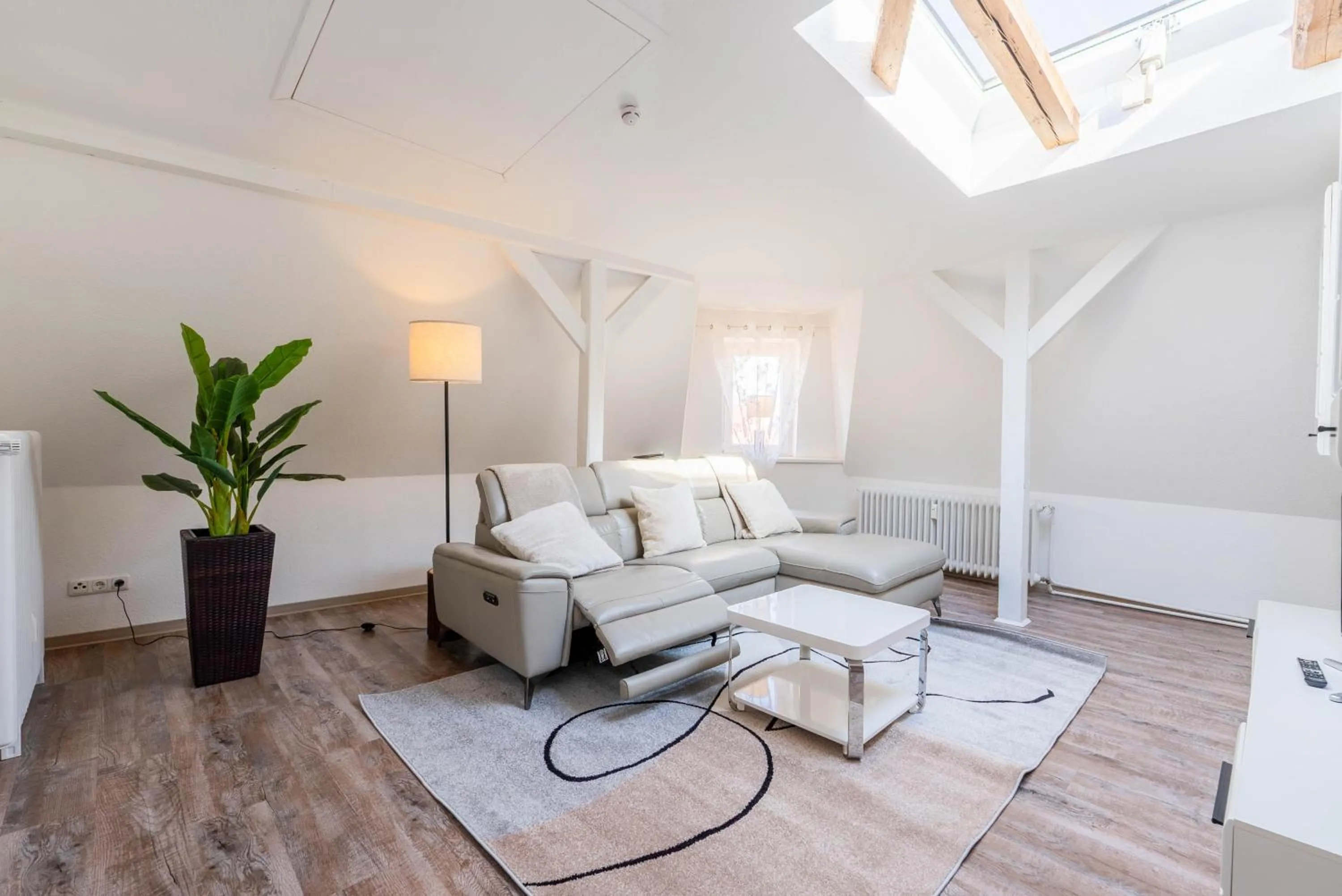 Living room in Hafencity Apartments