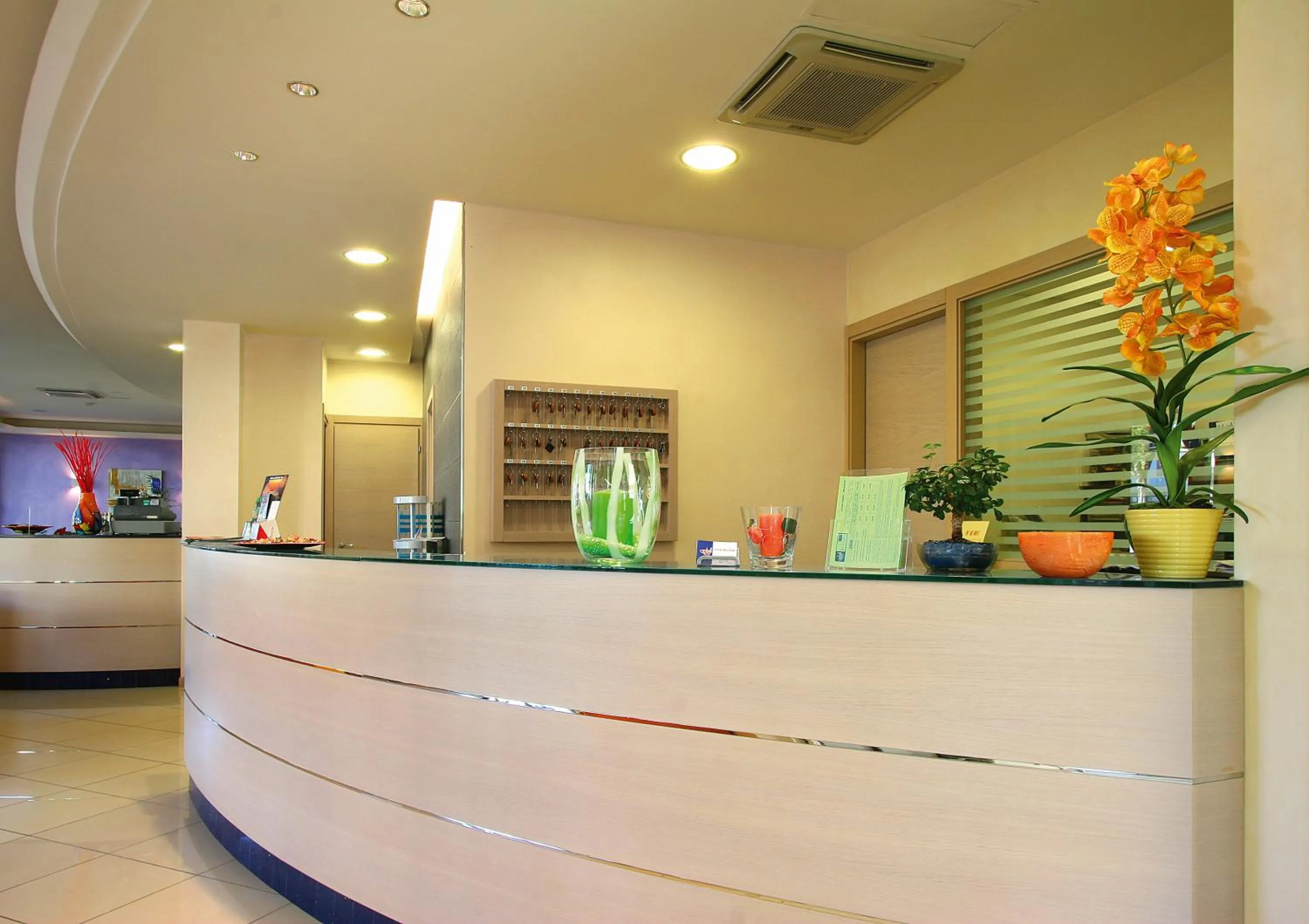 Lobby or reception in Hotel Bologna