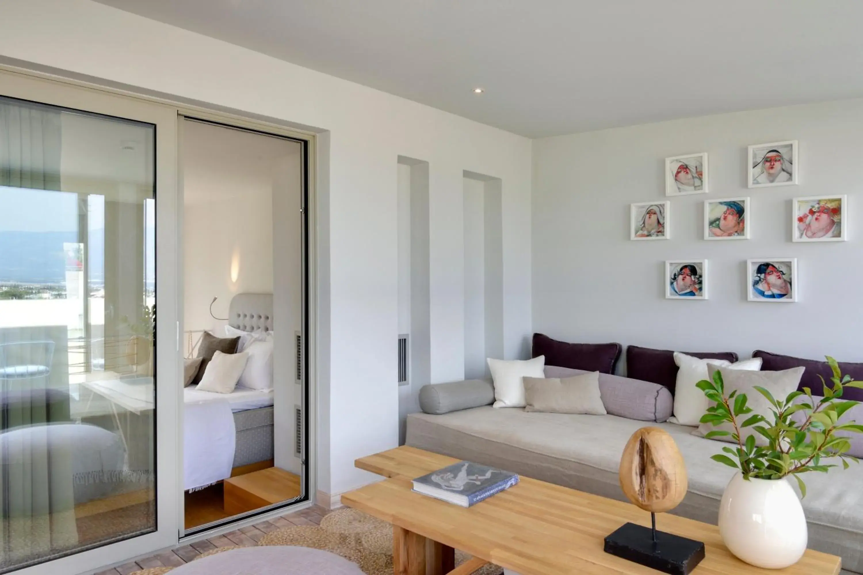 Living room in Coco-Mat Hotel Nafsika Living room in Coco-Mat Hotel Nafsika