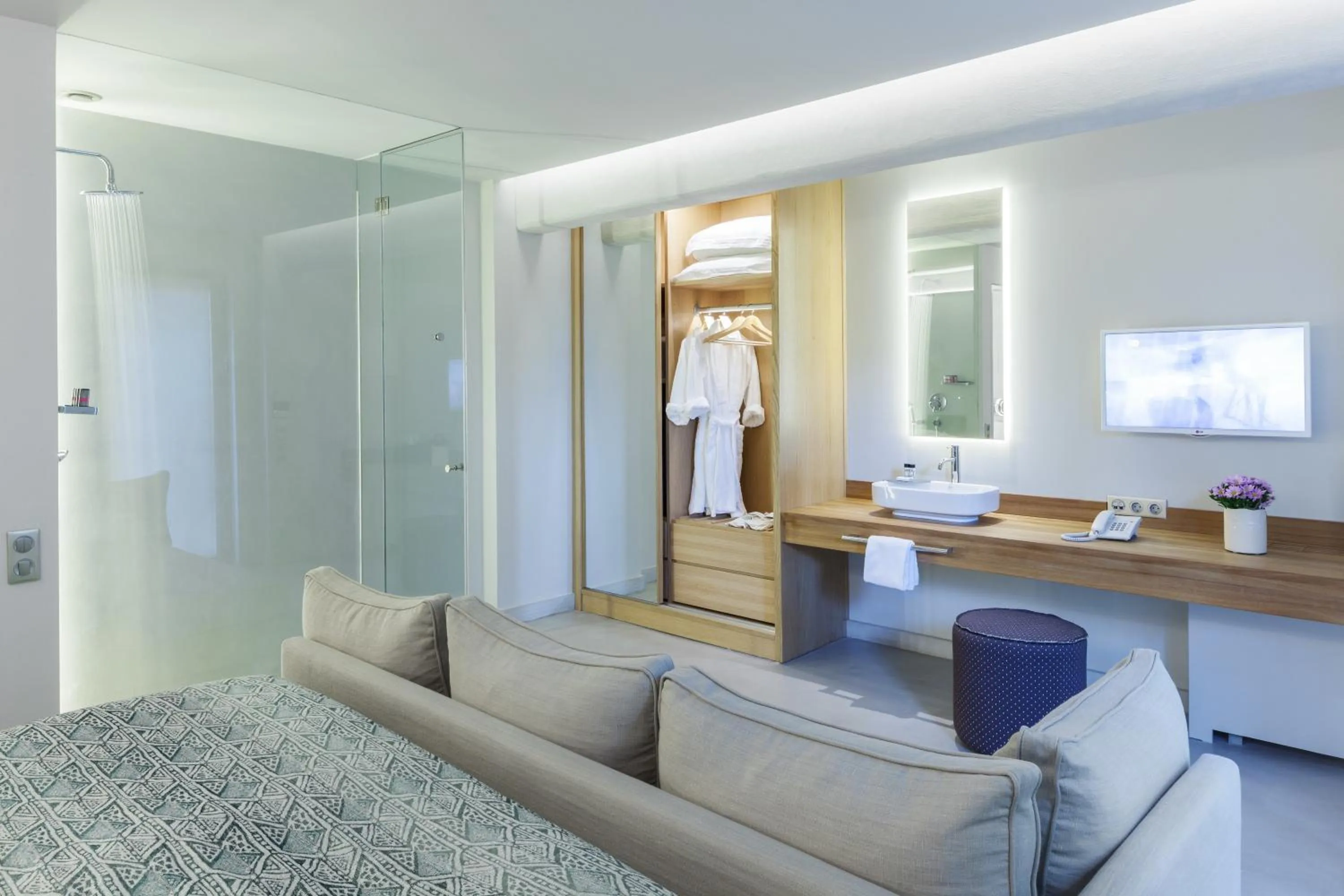 Bedroom in Coco-Mat Hotel Nafsika