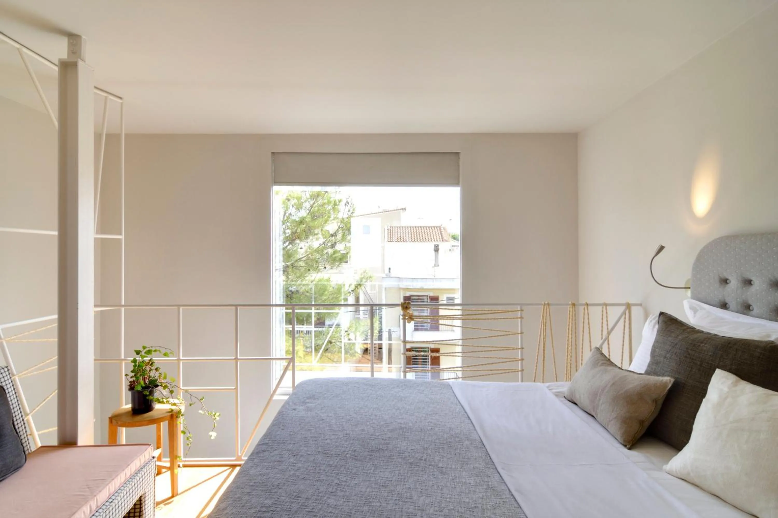 Bed in Coco-Mat Hotel Nafsika