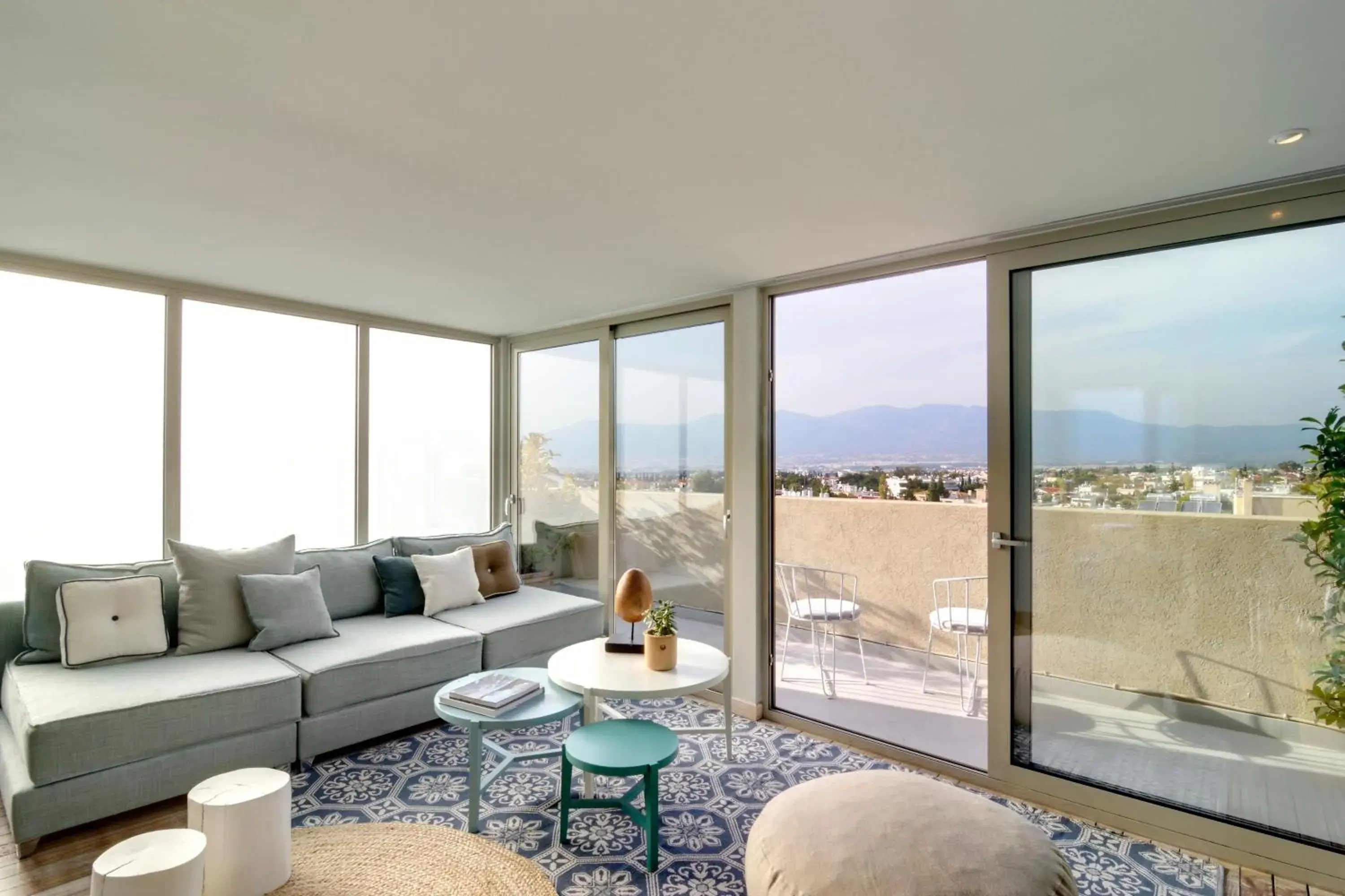 Living room in Coco-Mat Hotel Nafsika Living room in Coco-Mat Hotel Nafsika