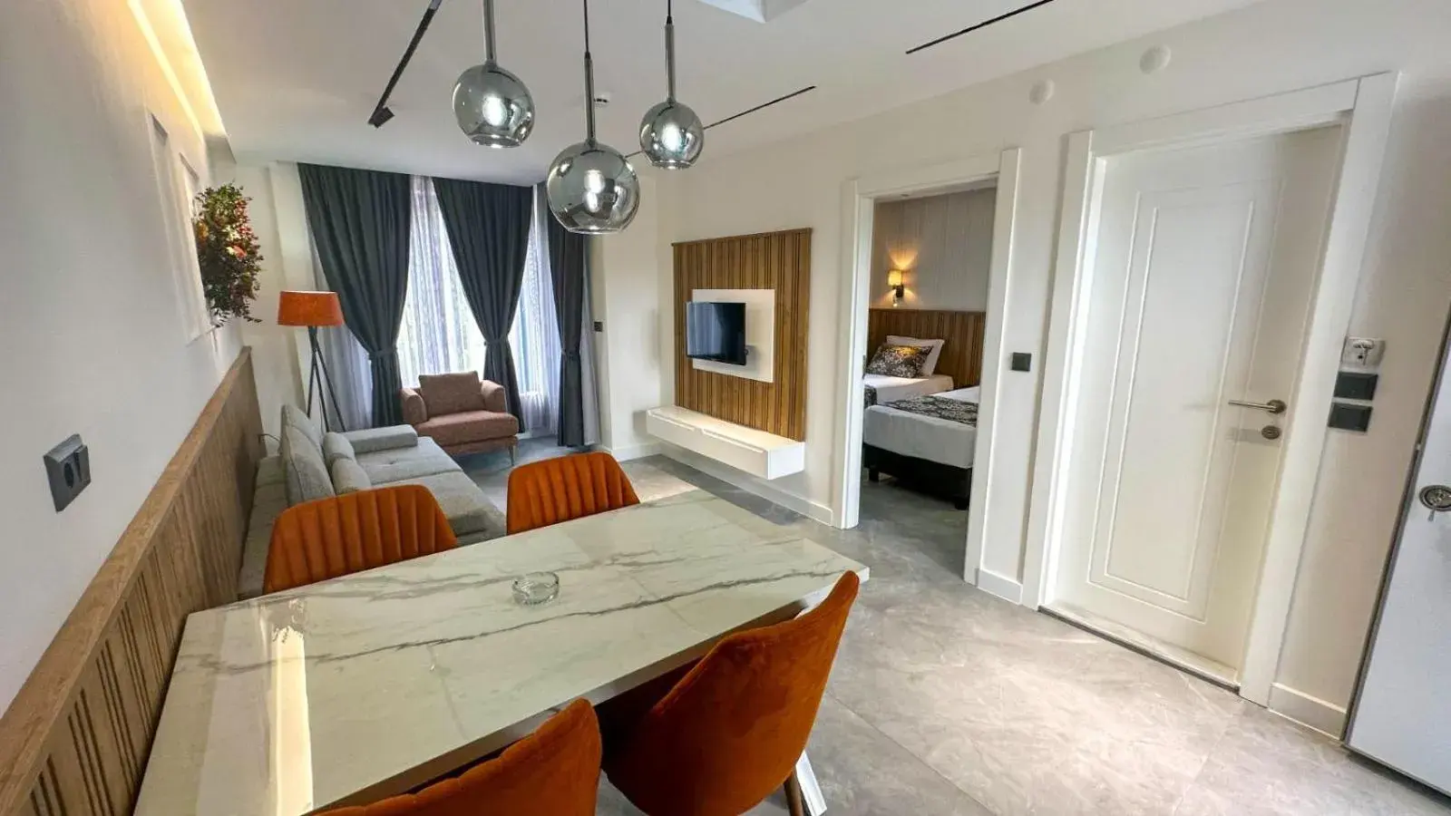 Living room in Happy Apart Hotel Living room in Happy Apart Hotel