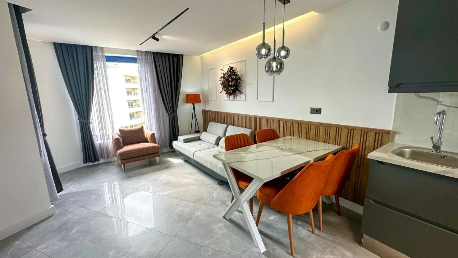 Living room in Happy Apart Hotel Living room in Happy Apart Hotel