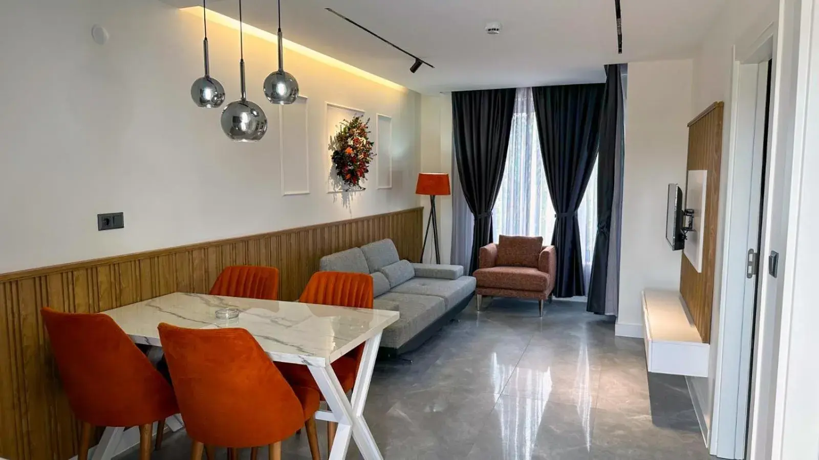 Living room in Happy Apart Hotel Living room in Happy Apart Hotel