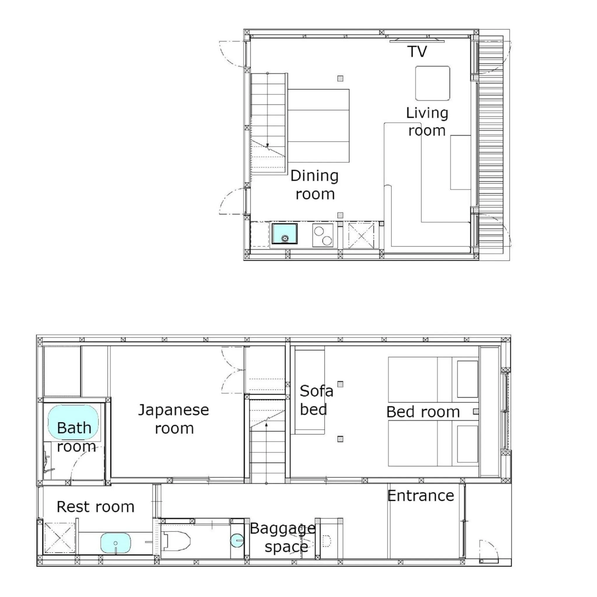 Floor plan in Shirasagi Kyoto