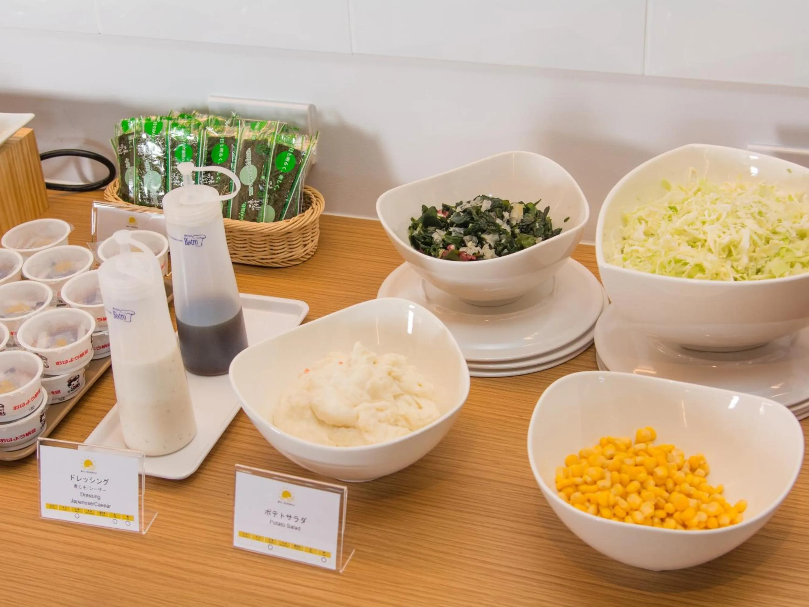 Buffet breakfast in HATAGO INN Shizuoka Yoshida IC