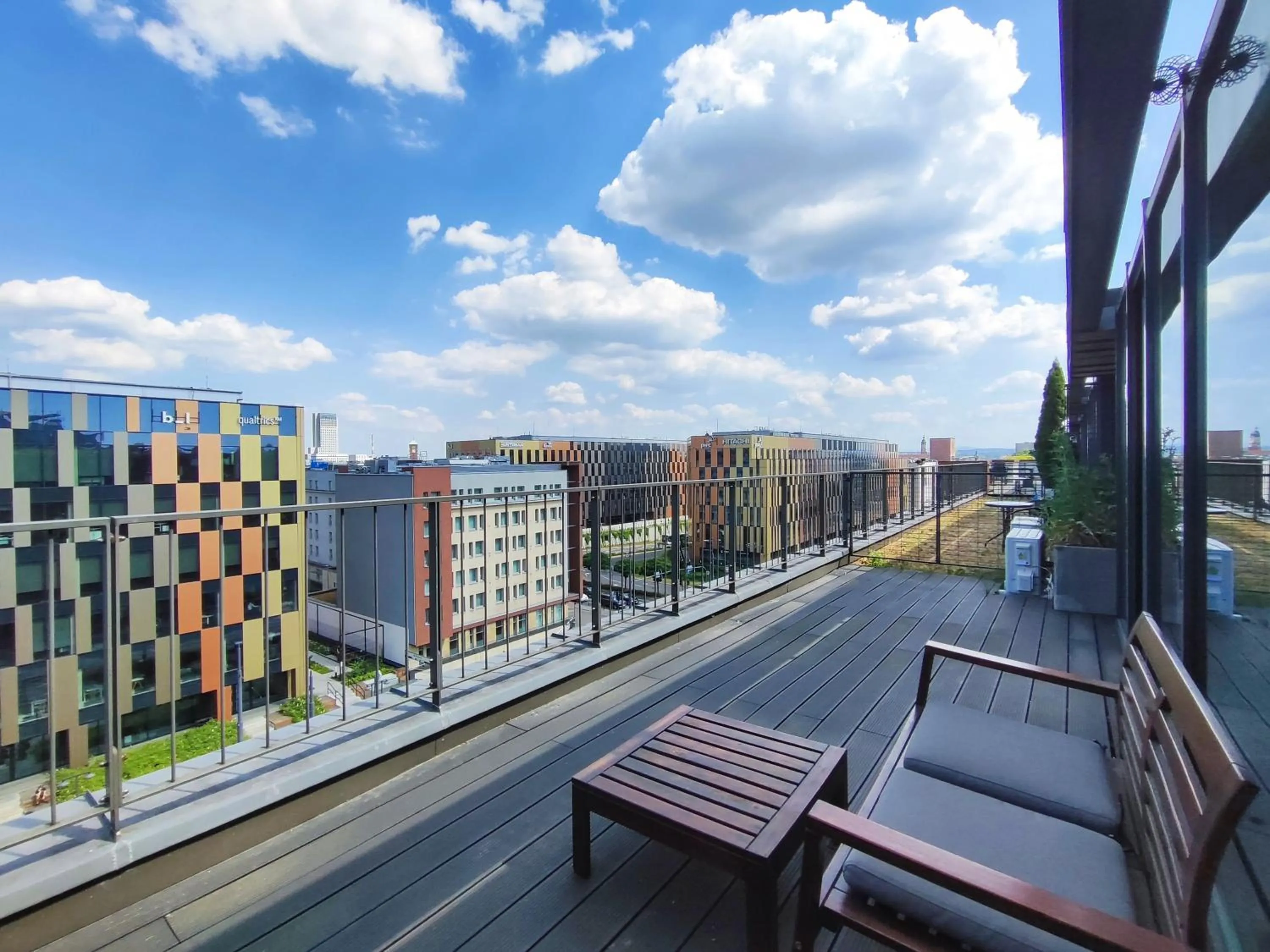 Balcony/Terrace in Turnau City Aparthotel