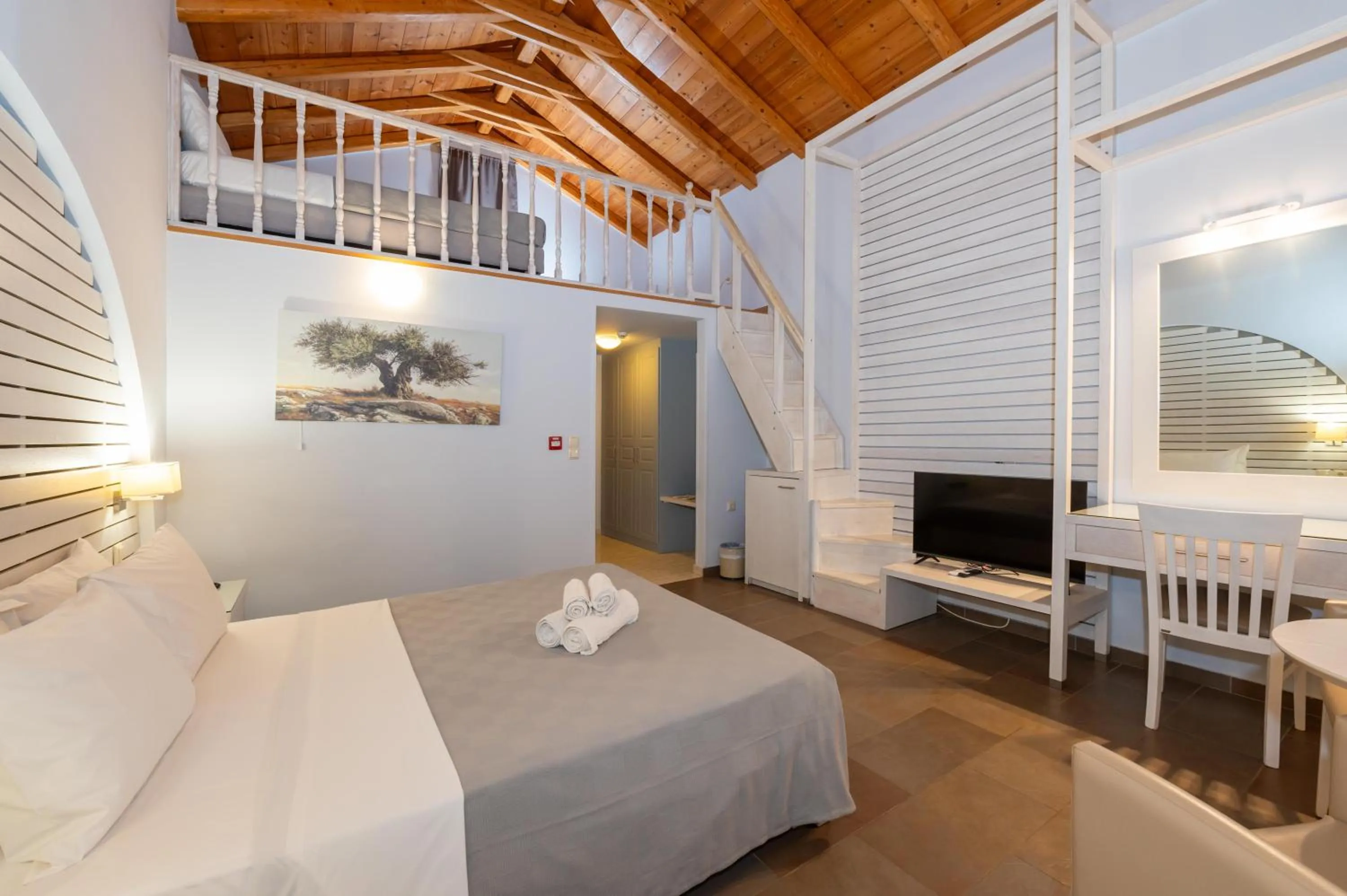 Bed in Aktaion Resort