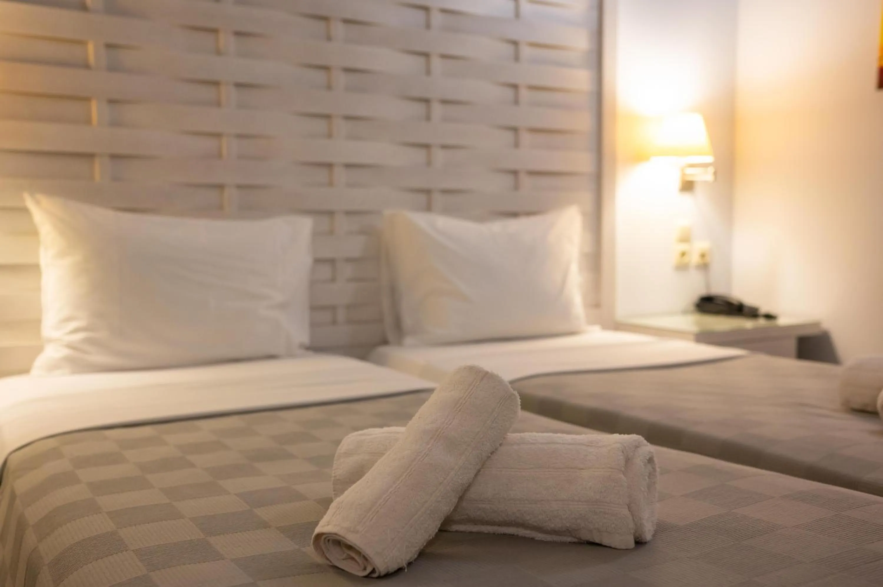 Bed in Aktaion Resort